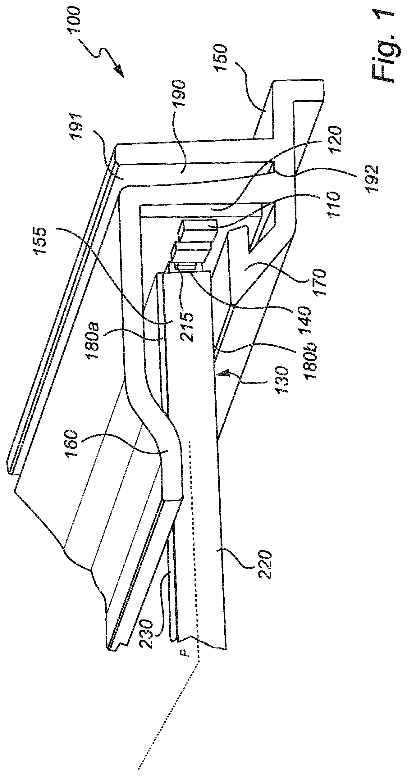 Patent US12105319 — Lighting arrangement with light guide element — Figure 1