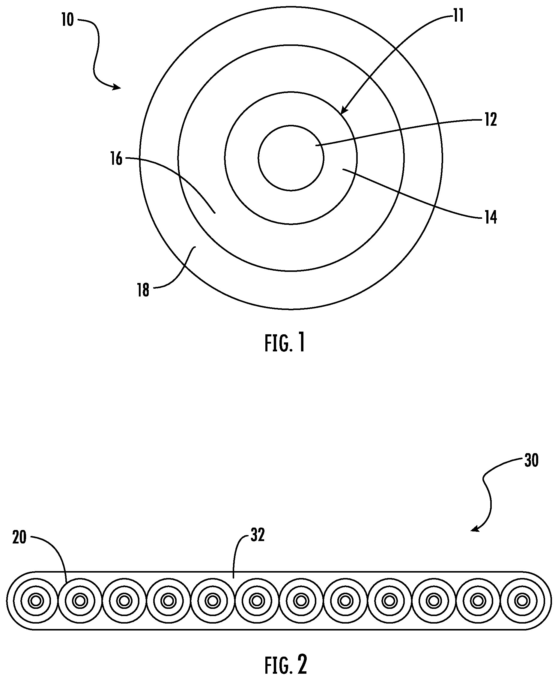 Patent US12105322 — Reduced diameter optical fiber with improved microbending — Figure 1