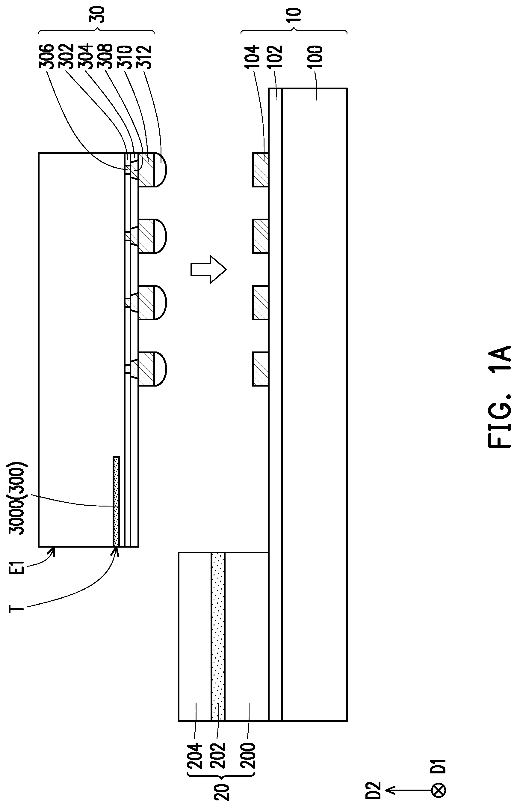 Patent US12105323 — Semiconductor package — Figure 1