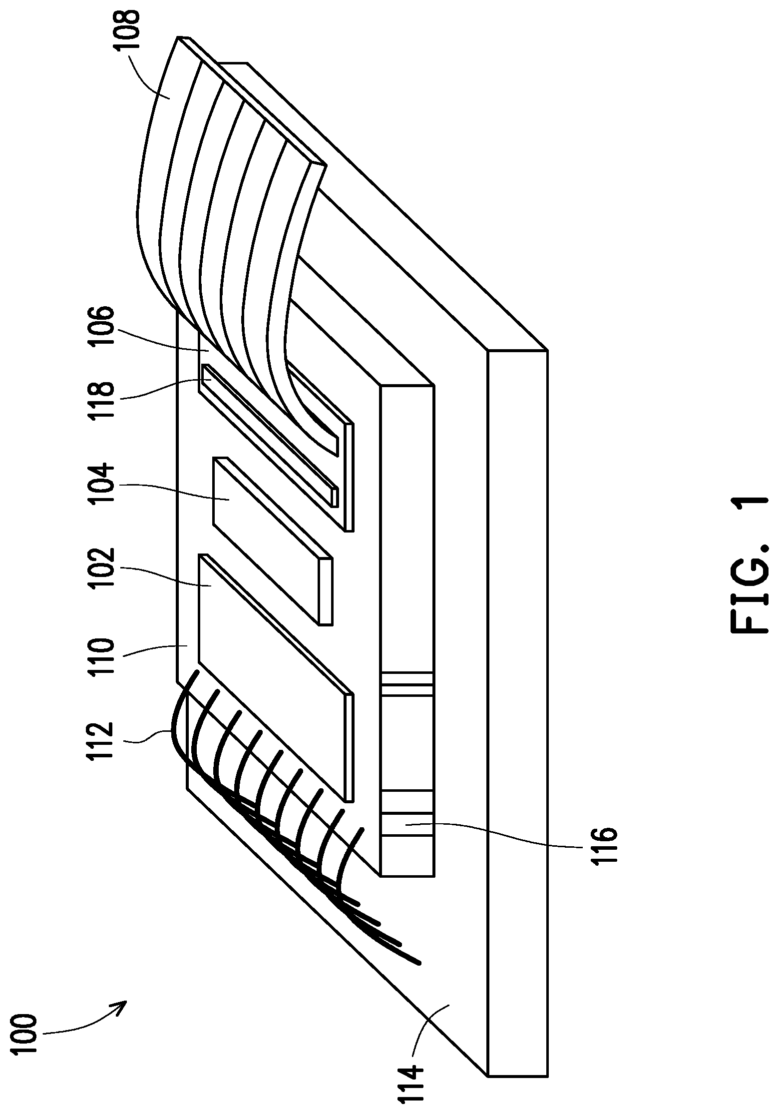Patent US12105324 — Apparatus for optical coupling and fabrication method thereof — Figure 1
