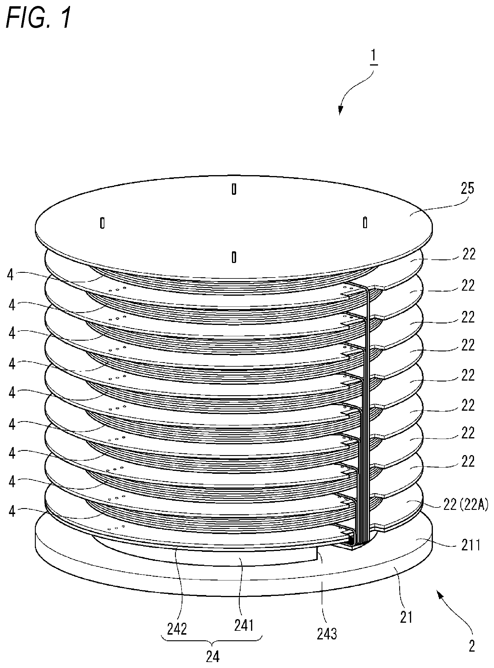 Patent US12105339 — Wiring module, frame body for wiring module, and forming method for forming wiring module — Figure 1