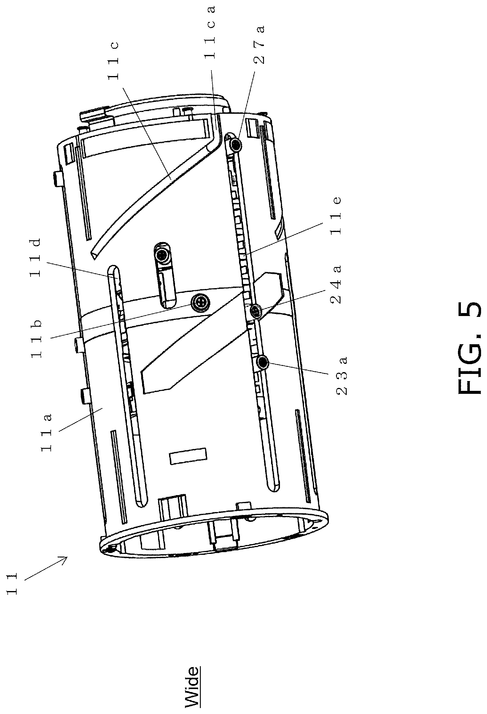 Patent US12105343 Figure 5 – Lens support mechanism, and lens barrel and camera provided with the lens support mechanism