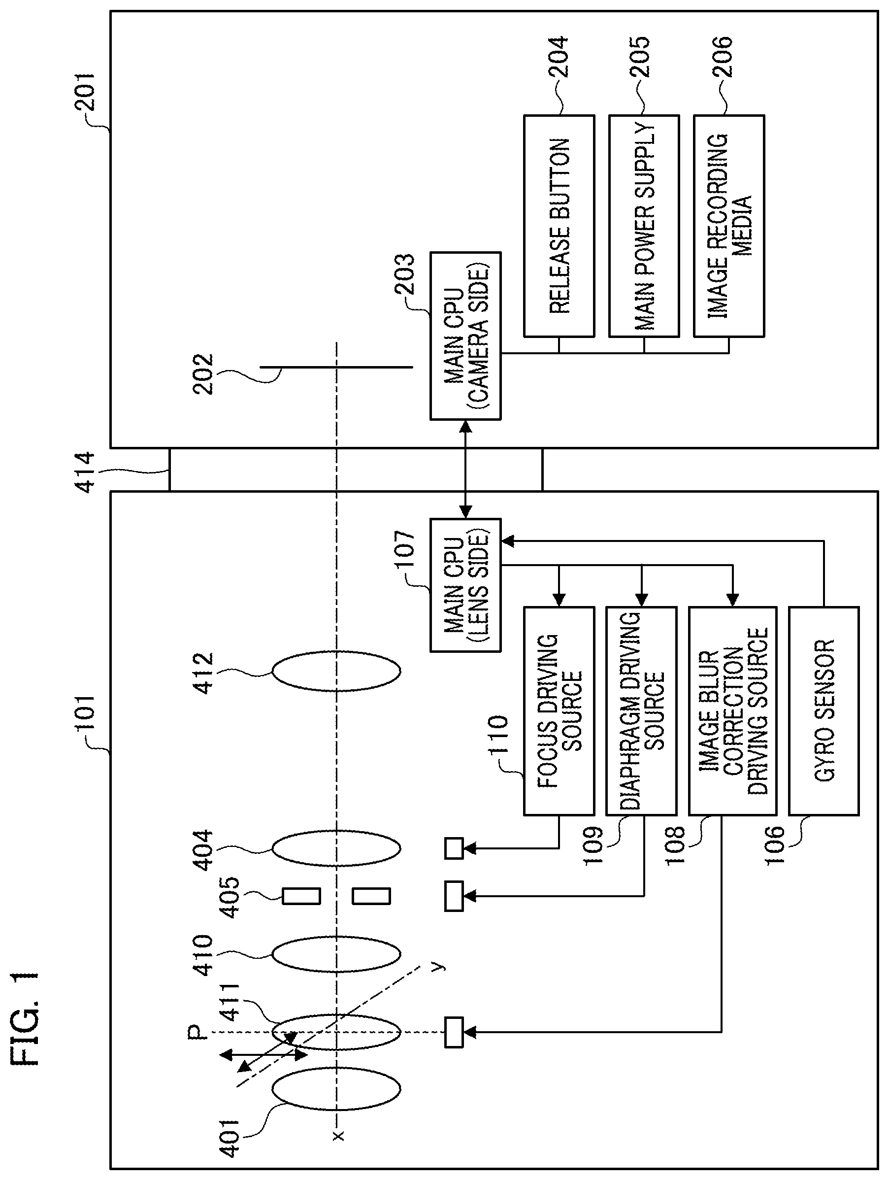 Patent US12105347 — Optical apparatus — Figure 1
