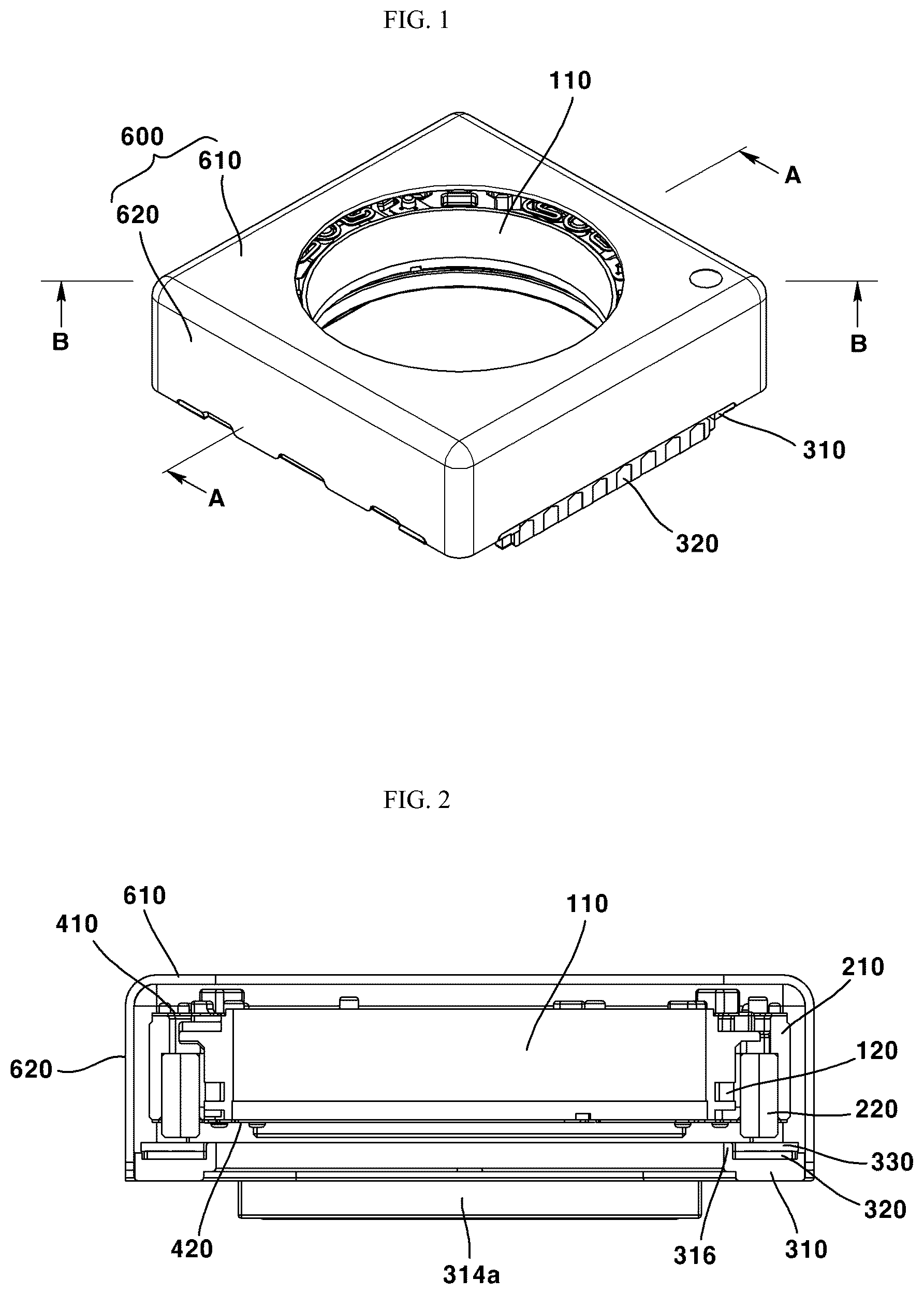 Patent US12105348 — Lens driving device and camera device — Figure 1