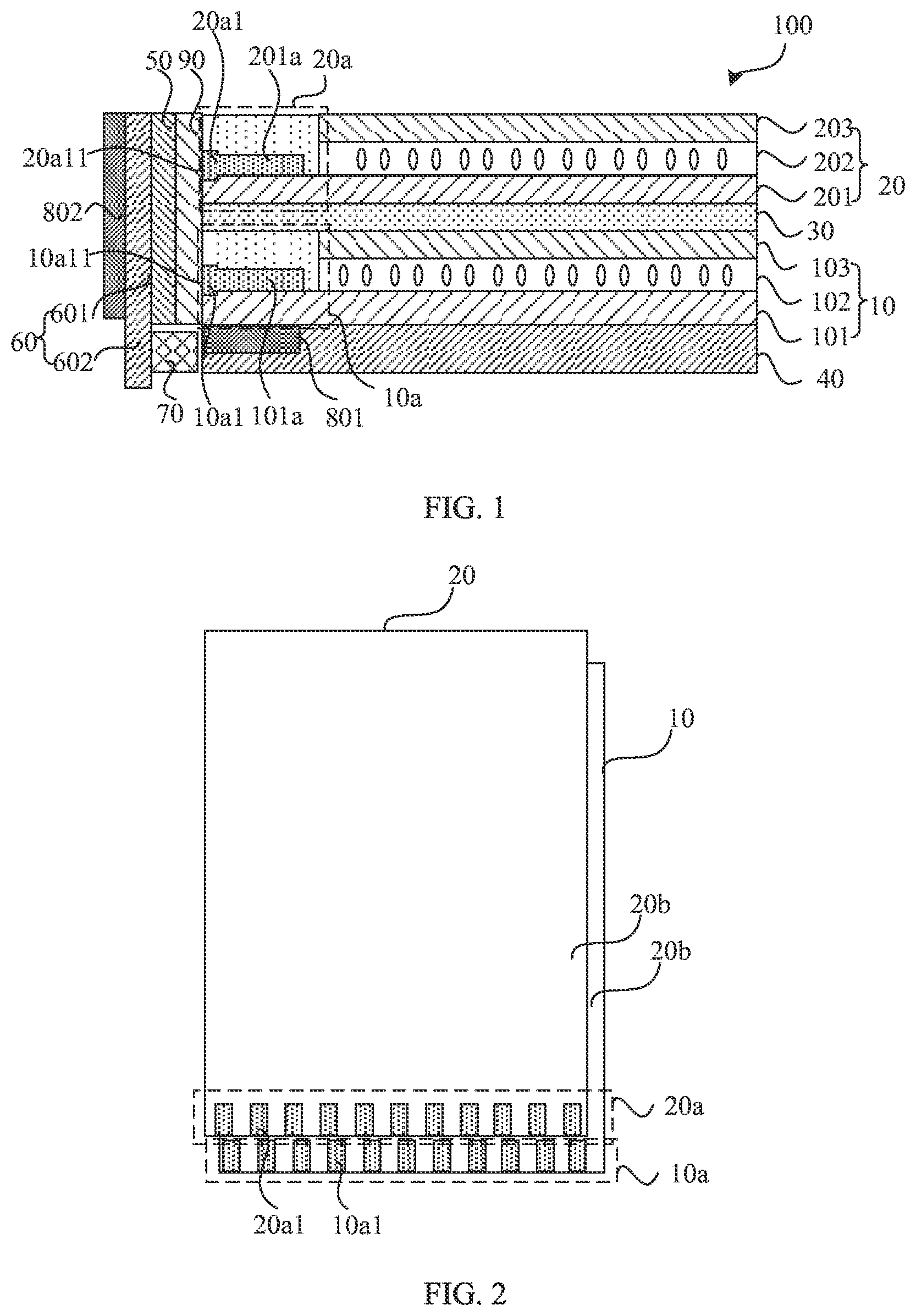 Patent US12105386 — Display panel and manufacturing method thereof — Figure 1