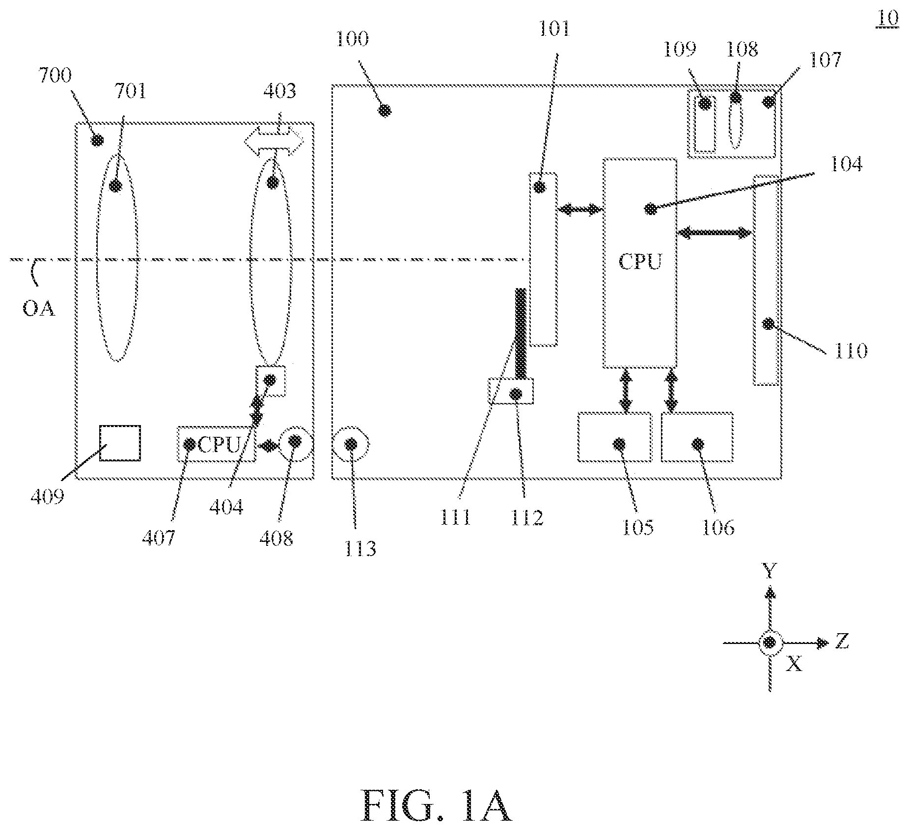 Patent US12105404 — Lens apparatus, image pickup apparatus, control method of lens apparatus, and storage medium — Figure 1