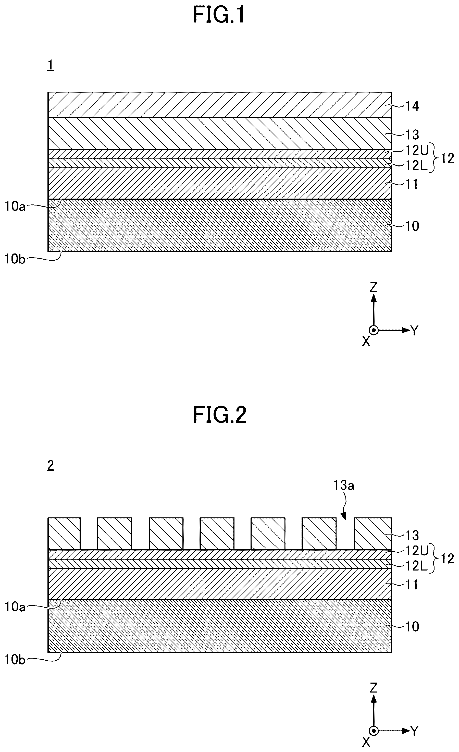 Patent US12105412 — Reflective mask blank, reflective mask, method of manufacturing reflective mask blank, and method of manufacturing reflective mask — Figure 1