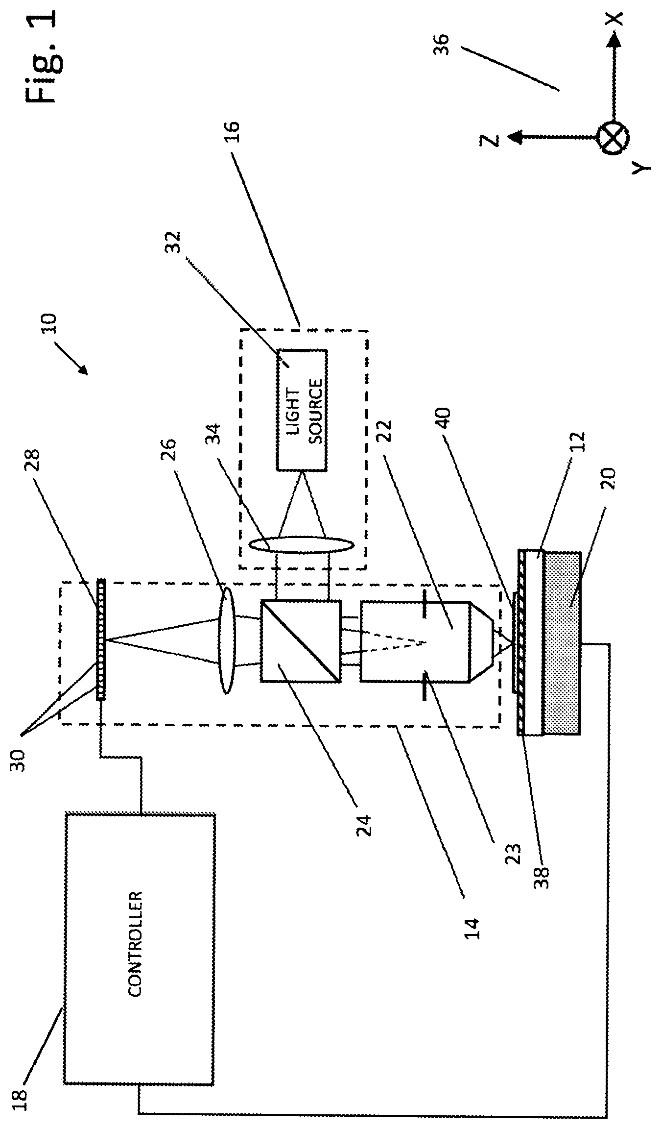 Patent US12105414 — Targets for diffraction-based overlay error metrology — Figure 1