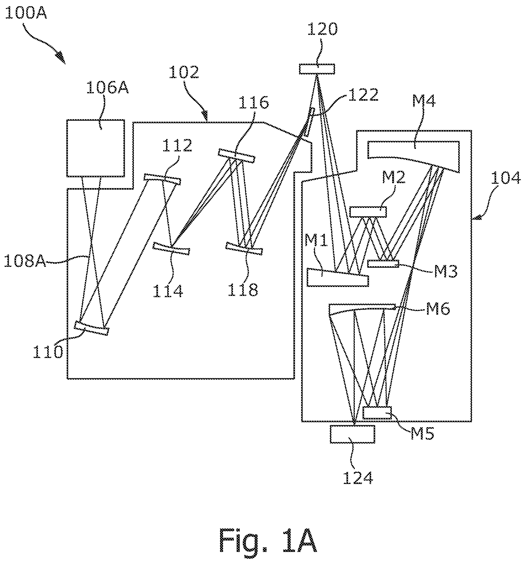 Patent US12105429 Figure 1 – Optical system with an aperture stop