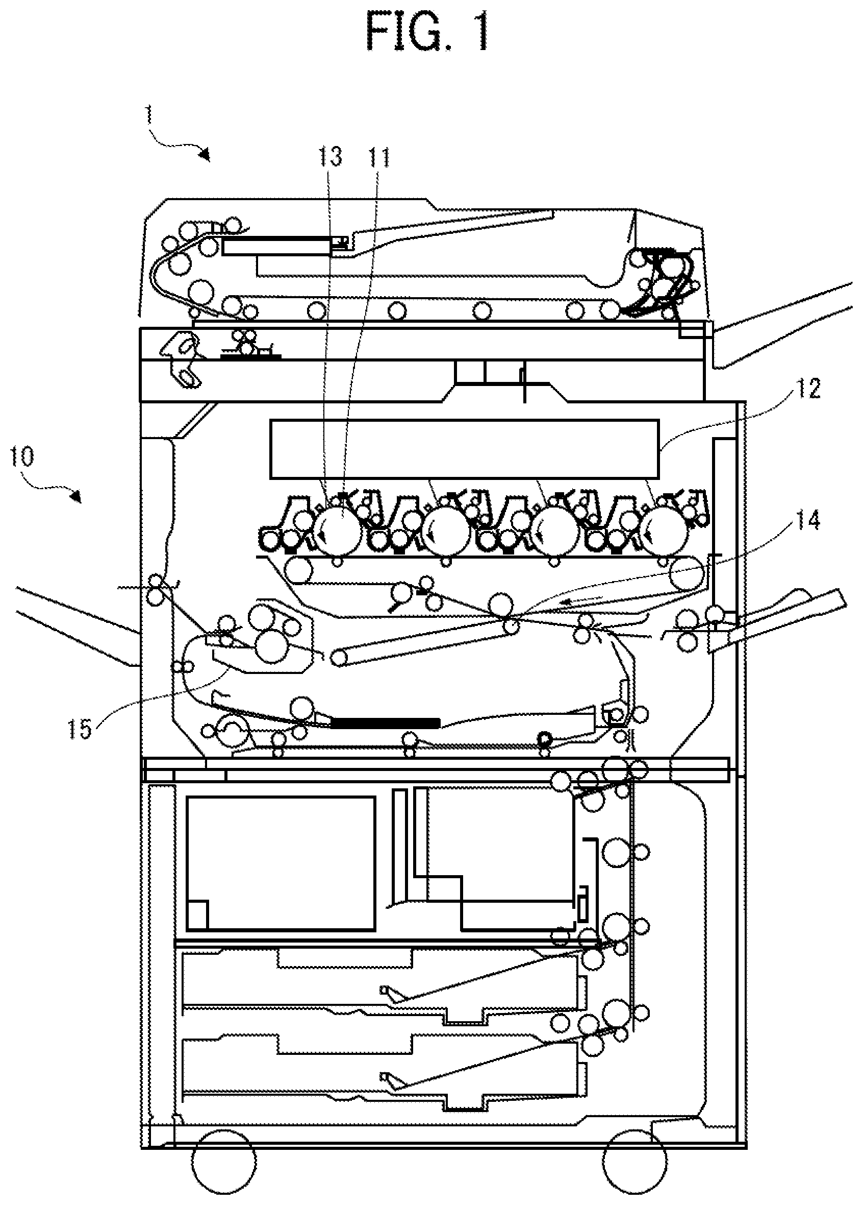 Patent US12105440 — Image forming apparatus, image forming method, and non-transitory recording medium — Figure 1