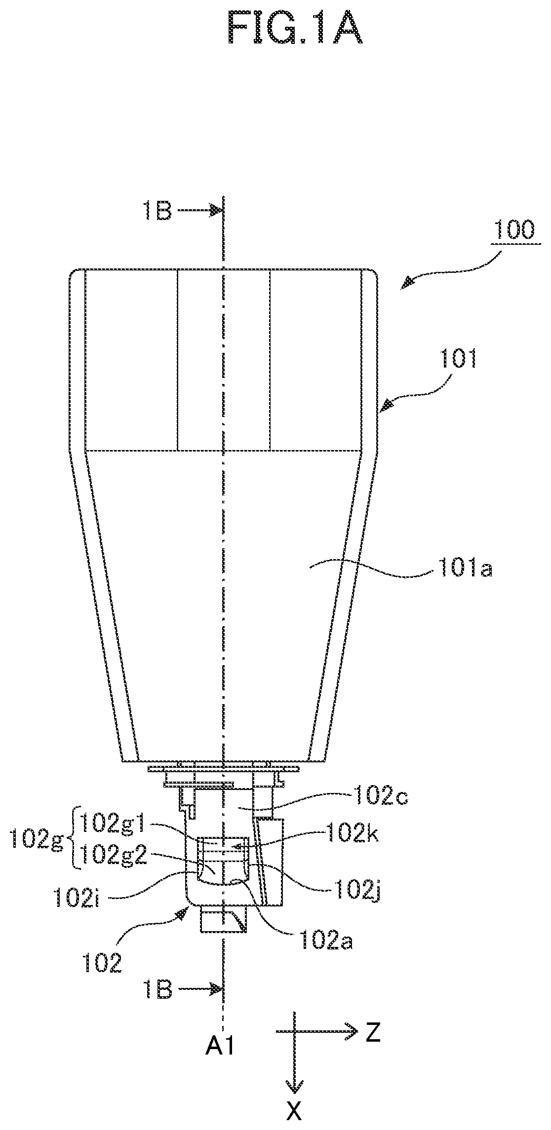 Patent US12105441 — Toner container and image forming system — Figure 1