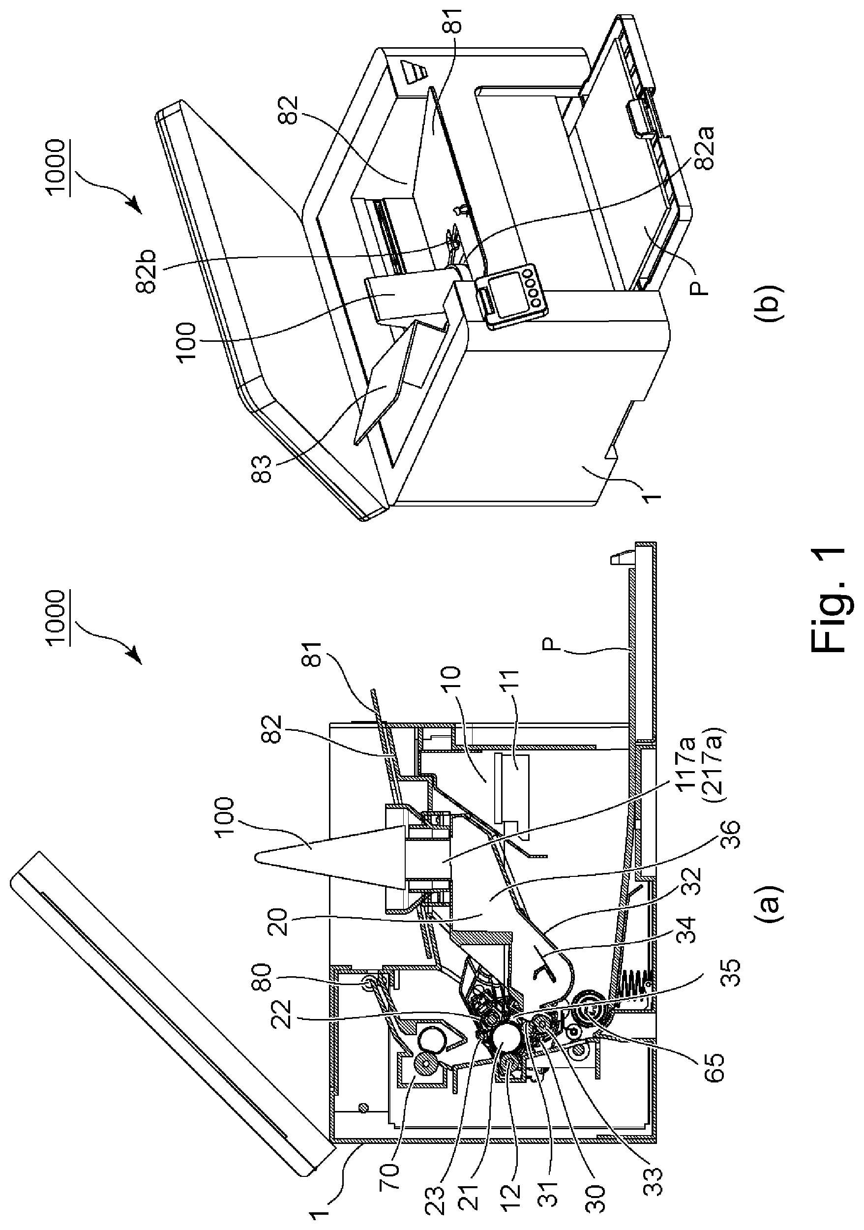 Patent US12105442 Figure 1 – Toner container and image forming system