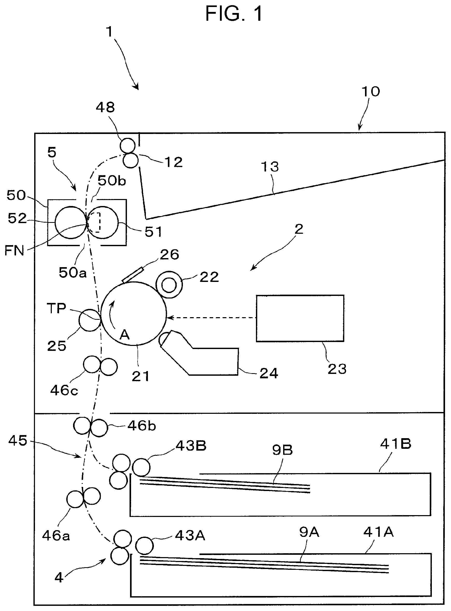 Patent US12105450 — Heating device and heating-object utilization apparatus — Figure 1
