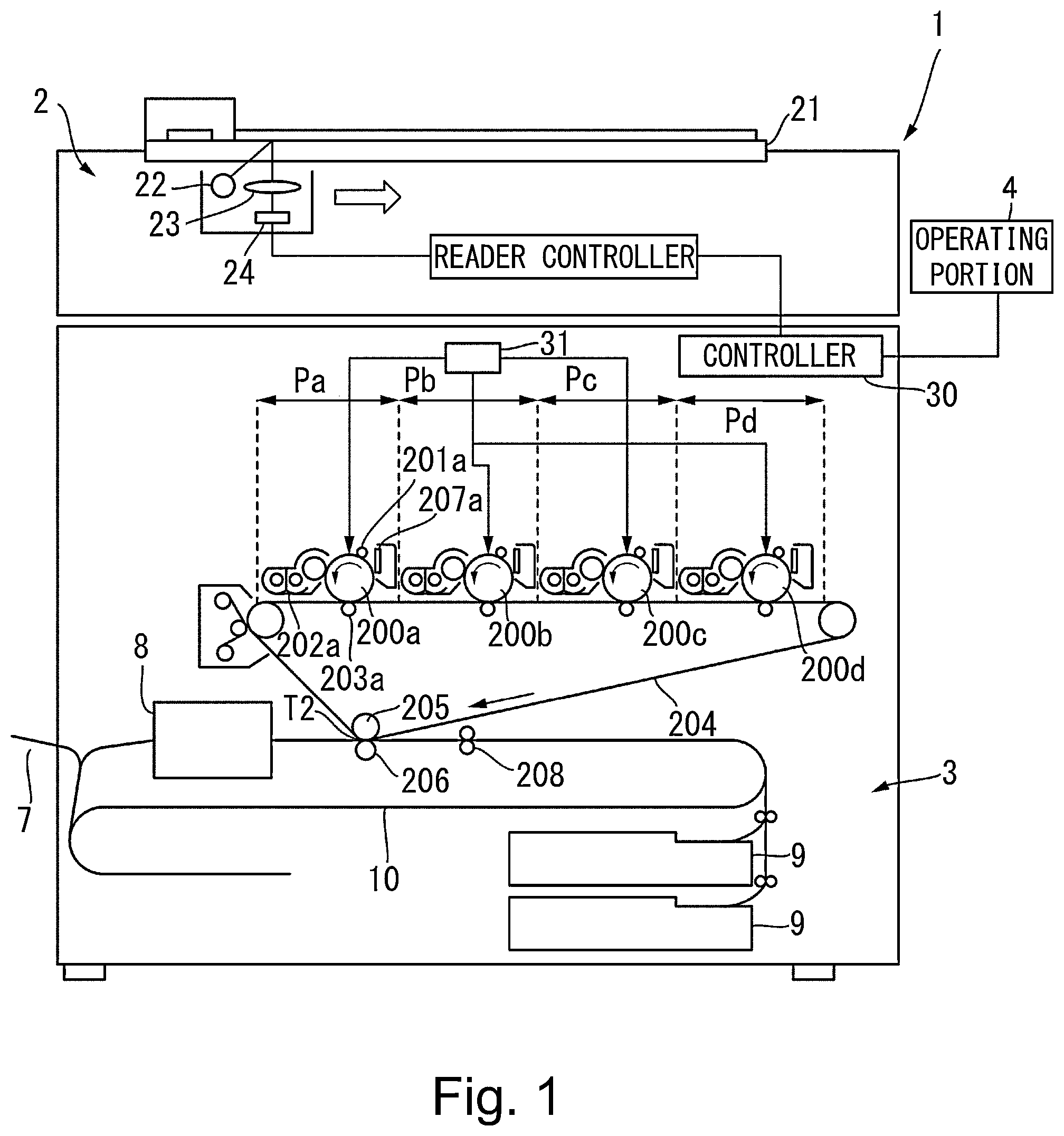 Patent US12105454 — Fixing device — Figure 1