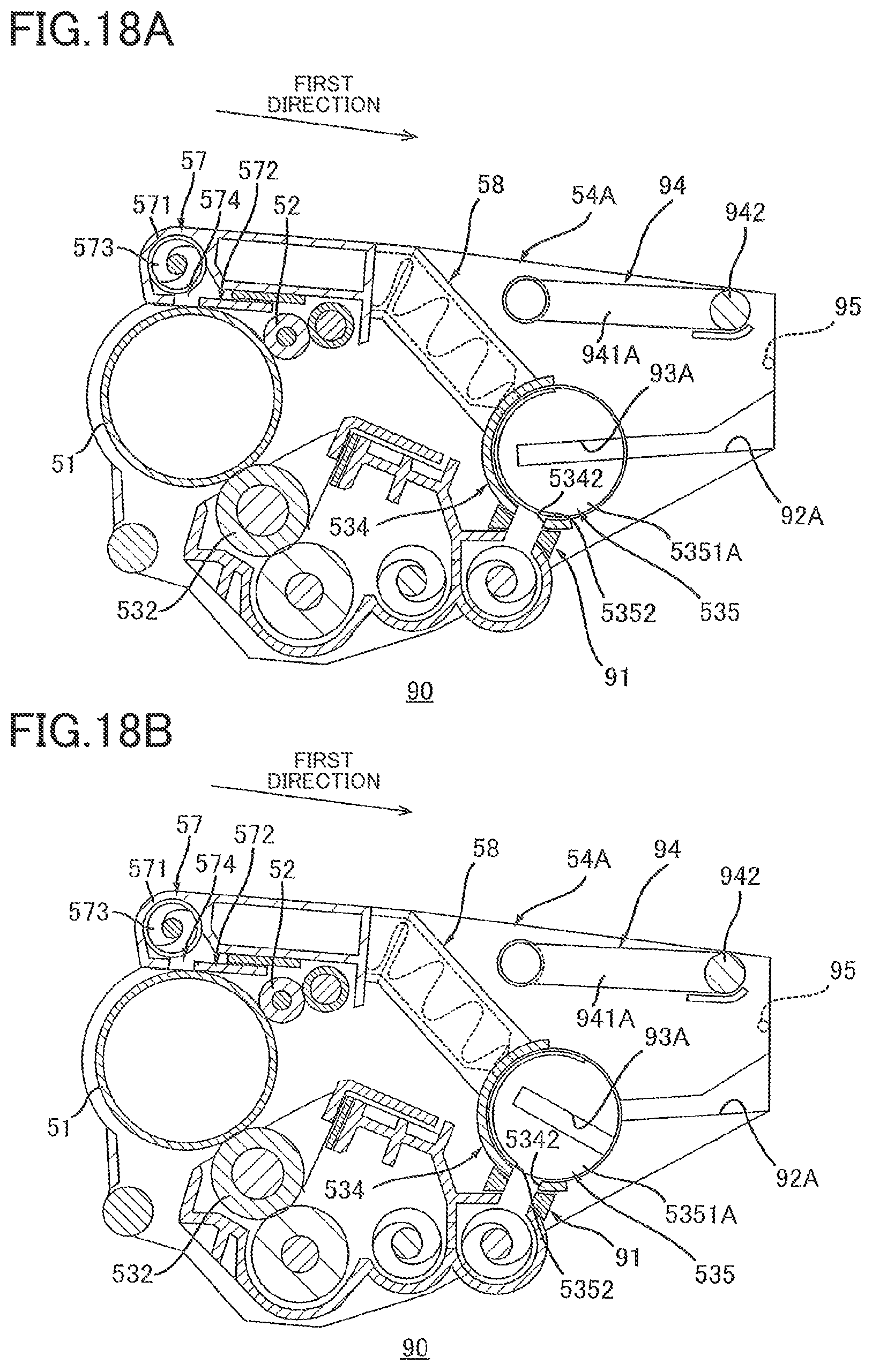 Patent US12105456 Figure 18 – Image forming device having drawer