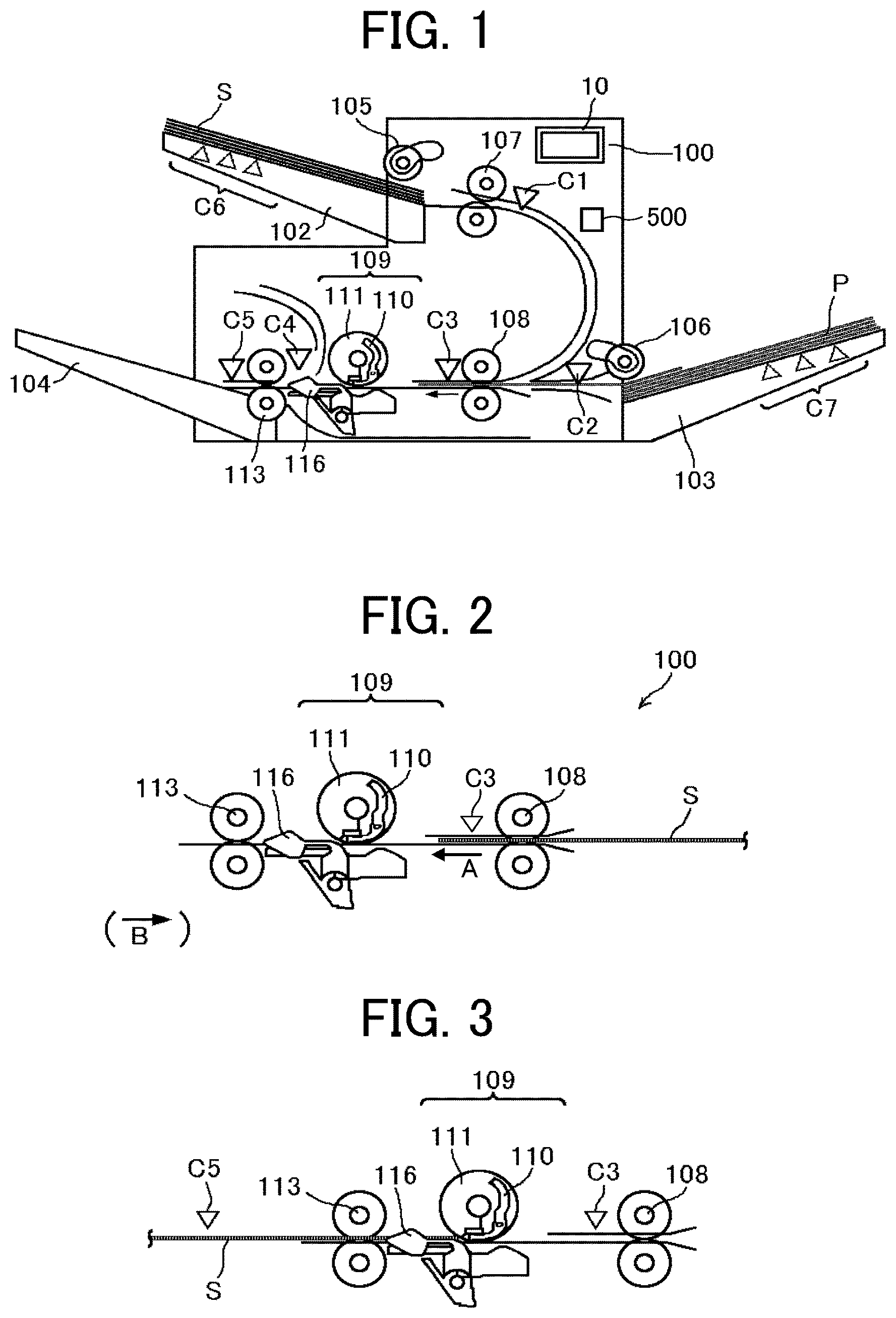 Patent US12105465 — Sheet processing apparatus, laminator, image forming apparatus, and image forming system — Figure 1