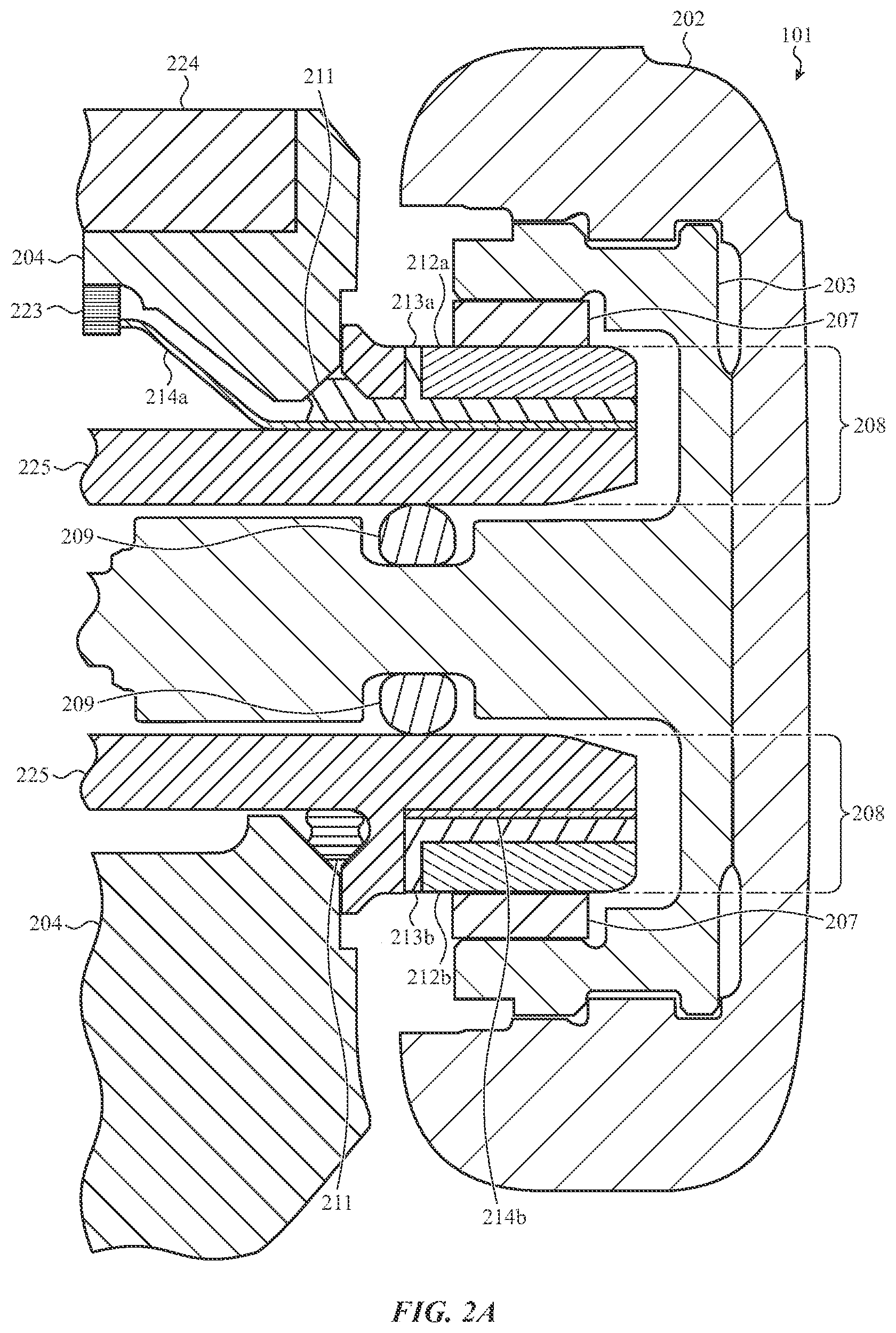 Patent US12105479 Figure 2 – Force-detecting input structure