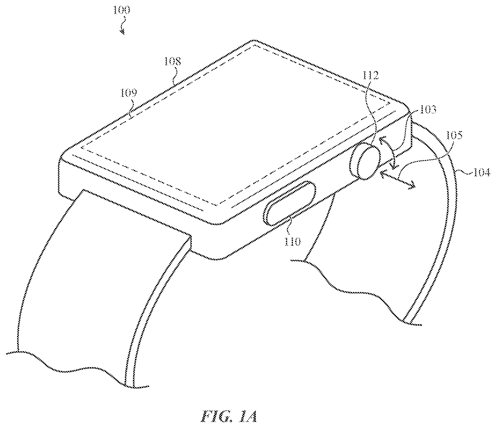 Patent US12105480 — Crown for an electronic watch — Figure 1