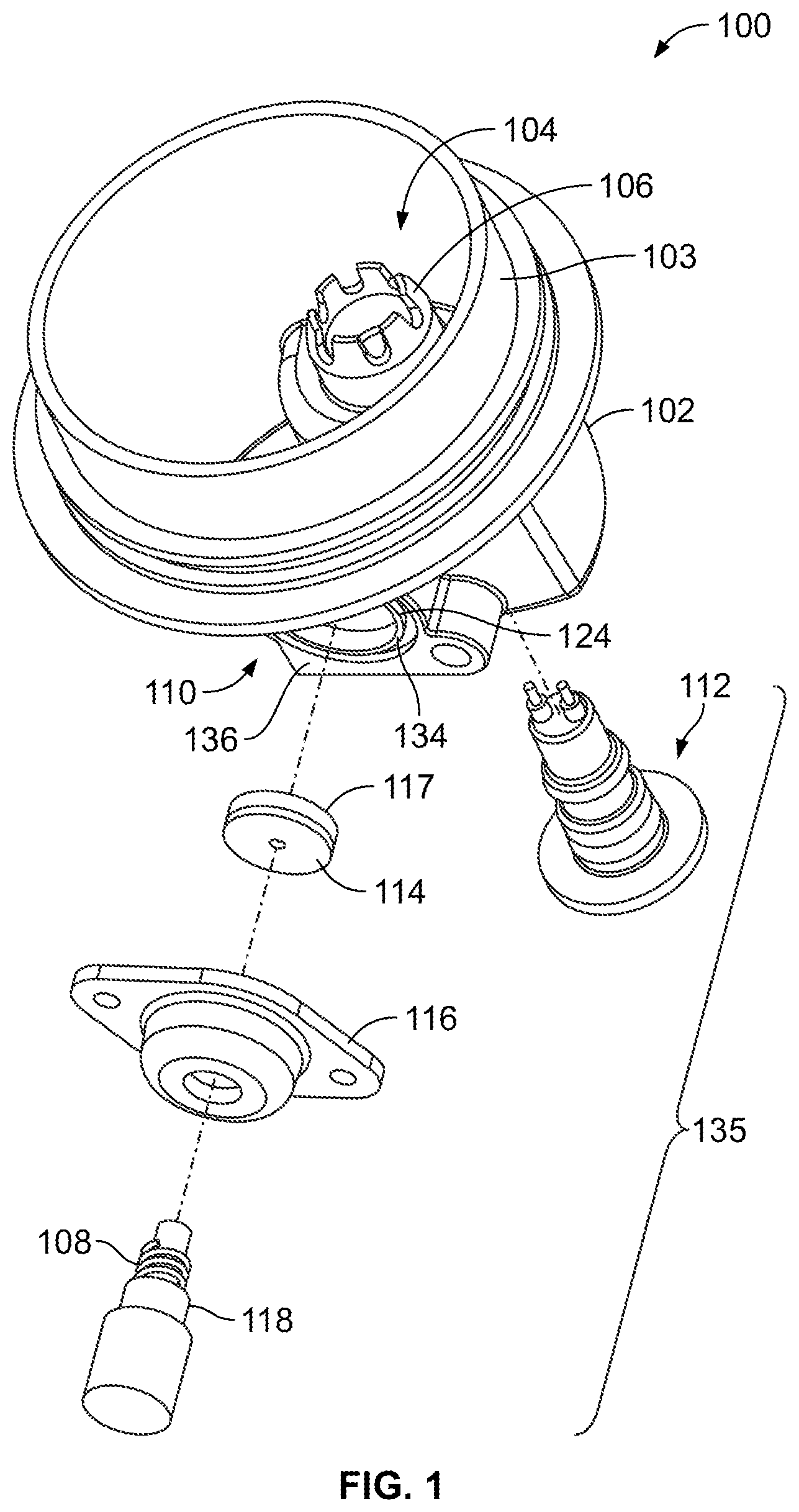 Patent US12105544 Figure 1 – Non-vented, semi-automated water drain valve system