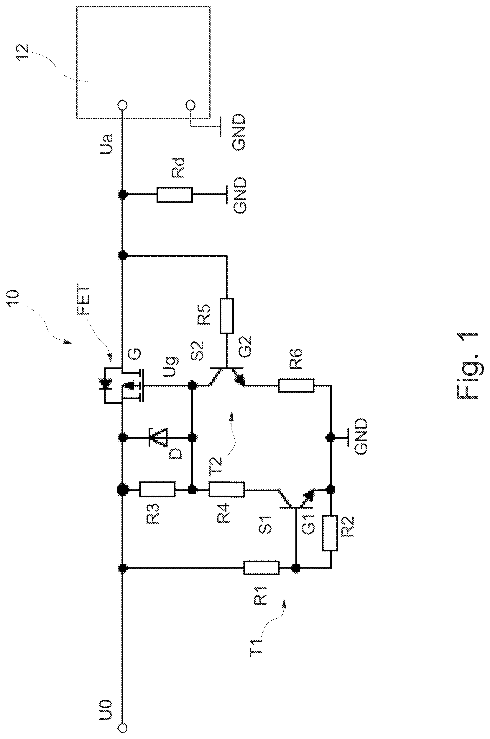Patent US12105546 — Control circuit and control unit for a vehicle — Figure 1