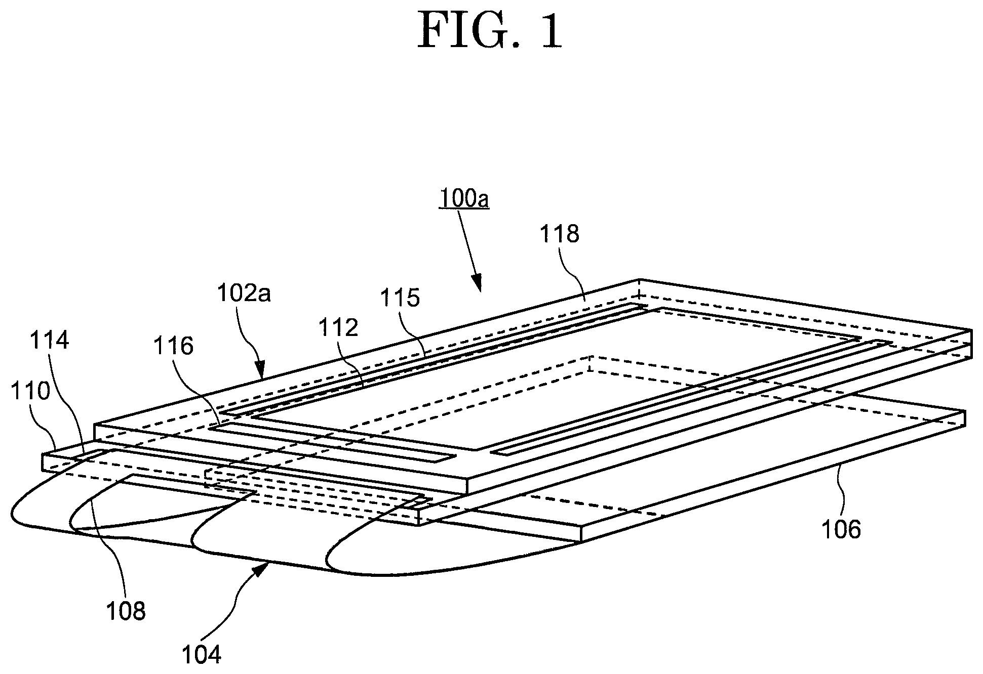 Patent US12105566 — Display device — Figure 1