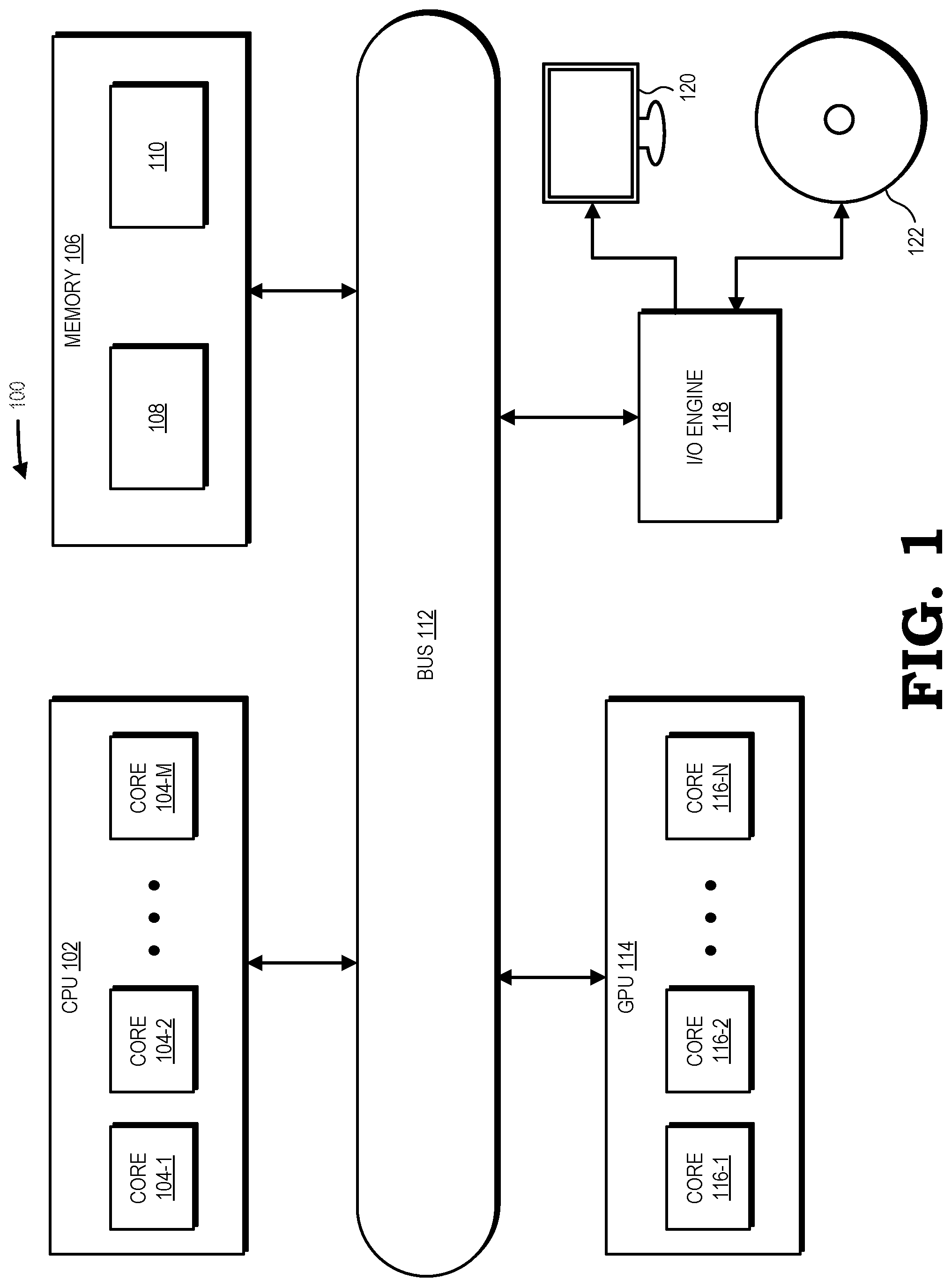 Patent US12105646 — Adaptive out of order arbitration for numerous virtual queues — Figure 1