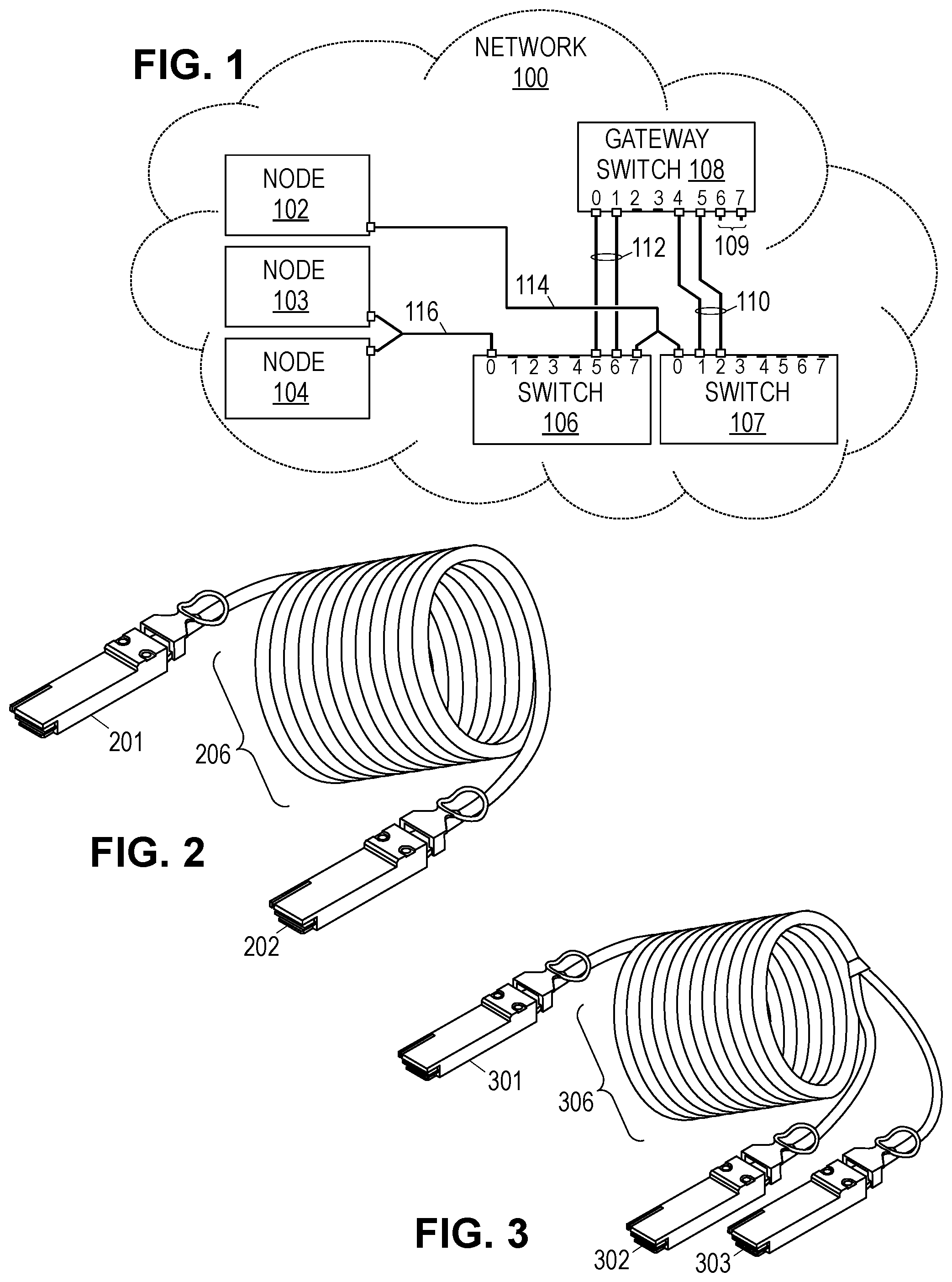 Patent US12105659 — Active cable with remote end control access — Figure 1