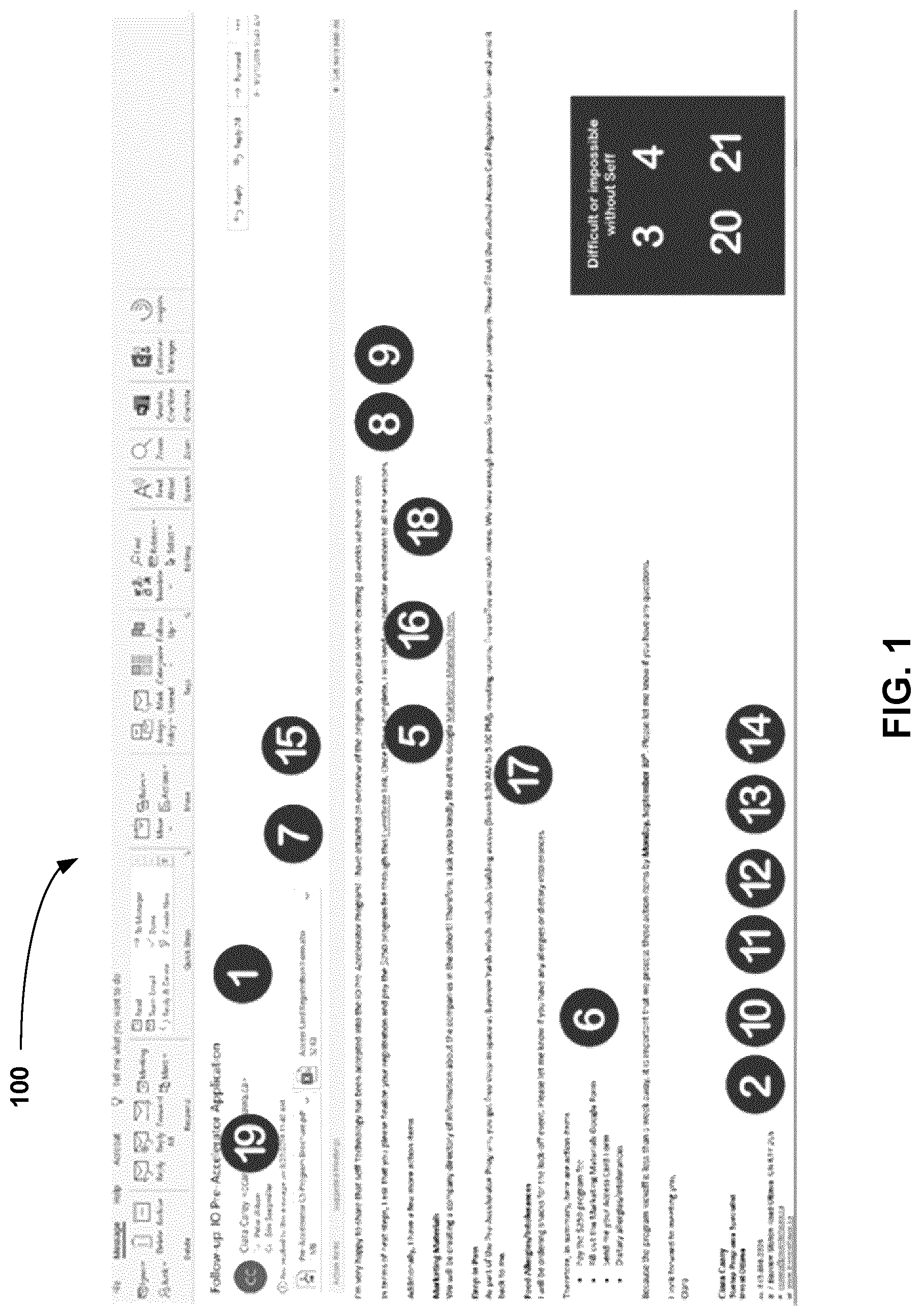 Patent US12105673 Figure 1 – System and method for digital information management