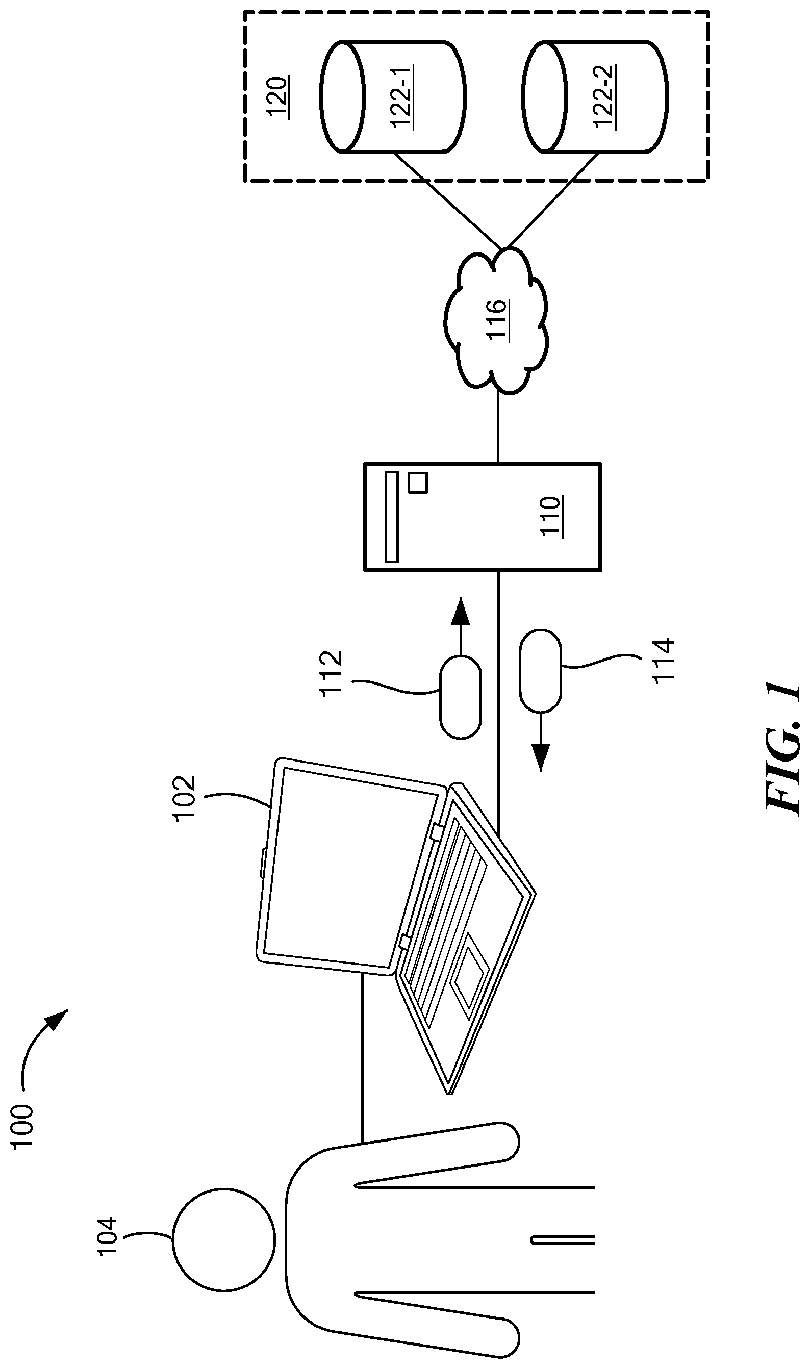 Patent US12105710 — Preferred storage of aggregate data items — Figure 1