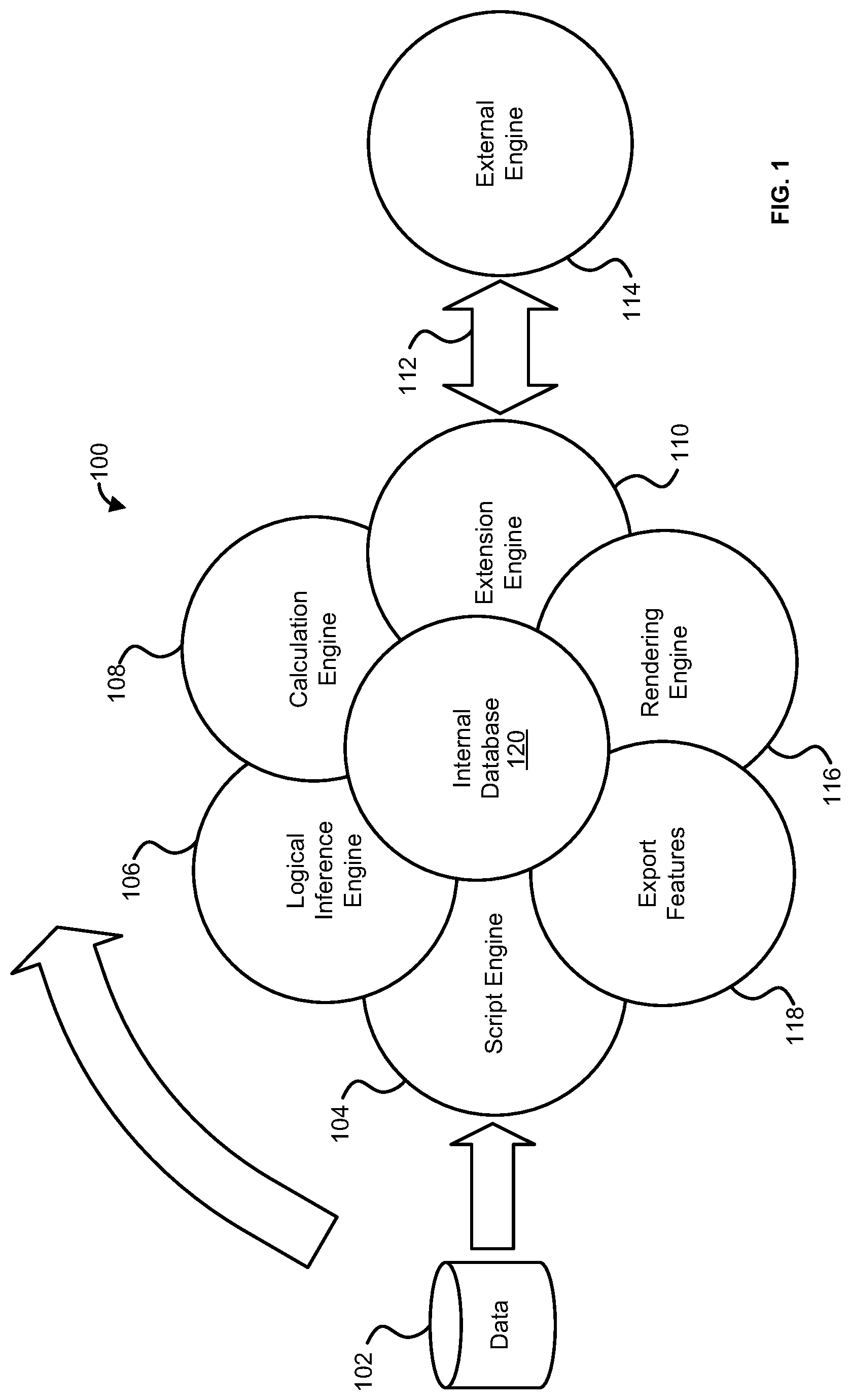 Patent US12105738 — Methods and systems for indexlet based aggregation — Figure 1