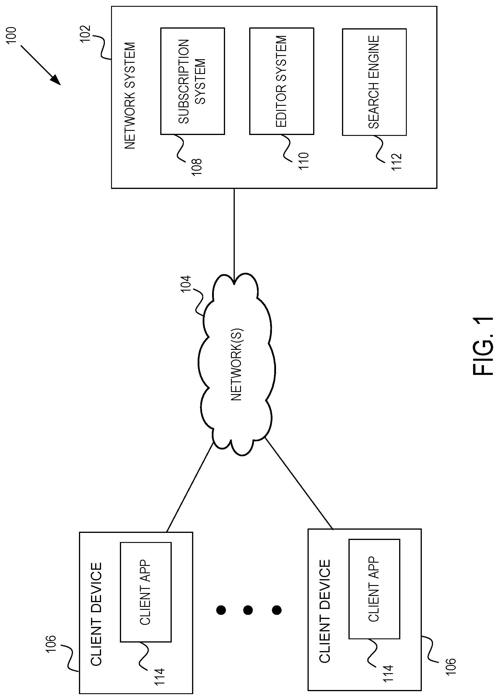 Patent US12105747 — Automatic content generation — Figure 1