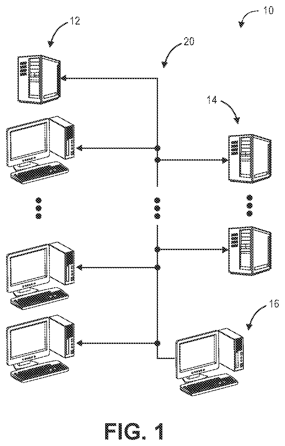 Patent US12105756 — Computer-implemented methods, systems comprising computer-readable media, and electronic devices for narrative representation of a network computing environment — Figure 1