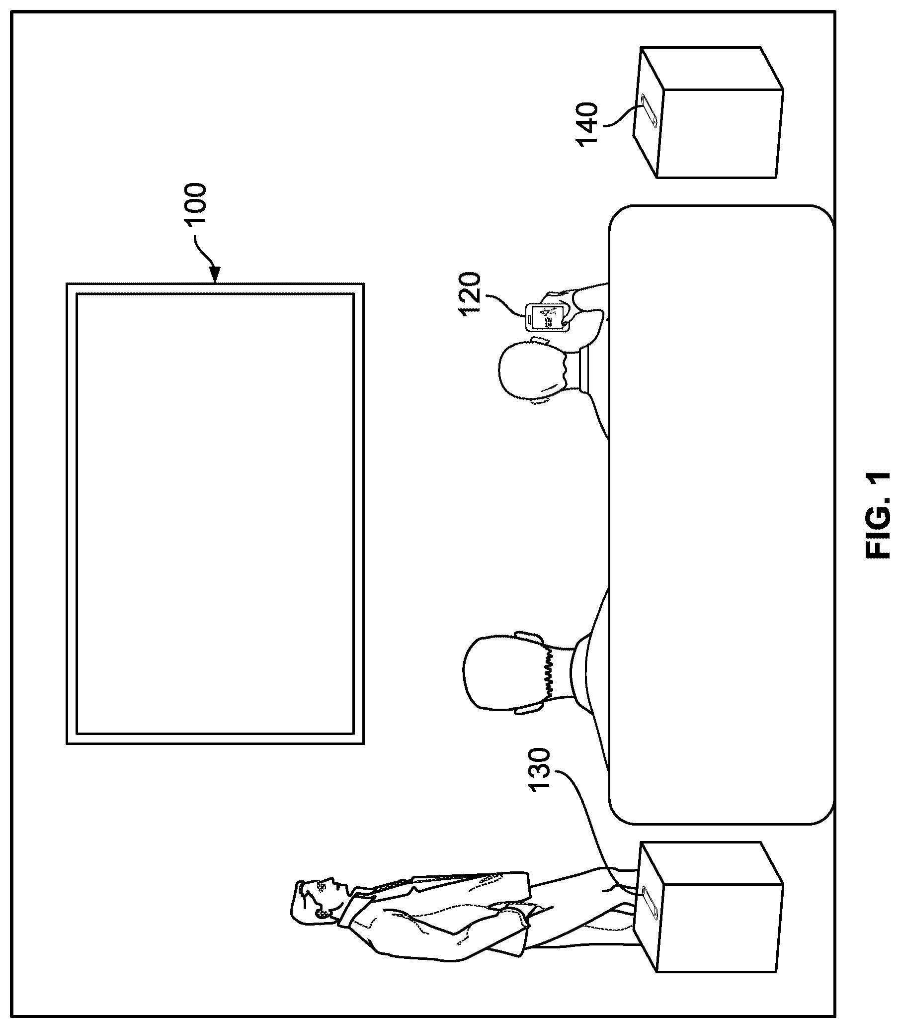Patent US12105757 — Systems and methods for updating search results based on a conversation — Figure 1