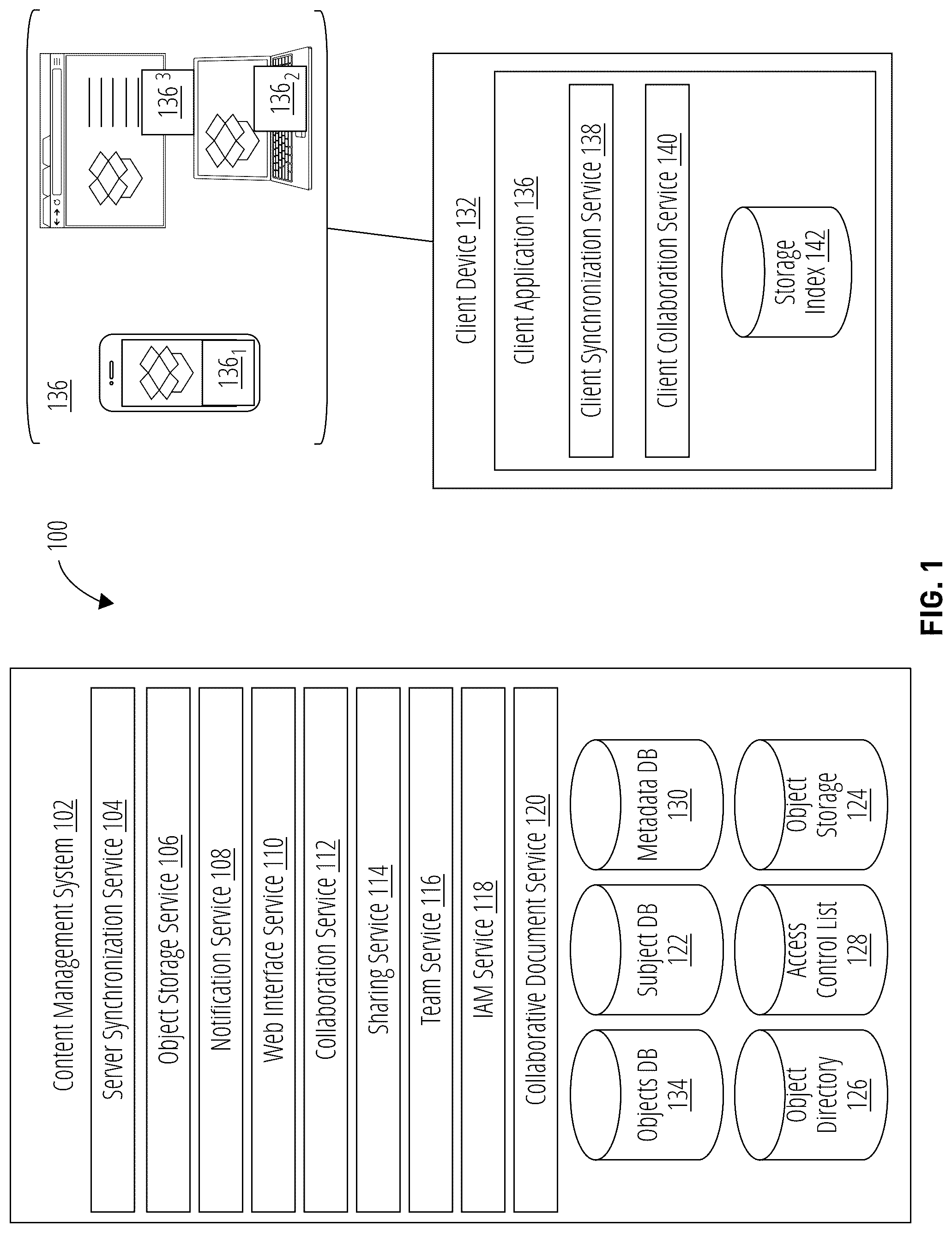 Patent US12105764 — Empty search state — Figure 1