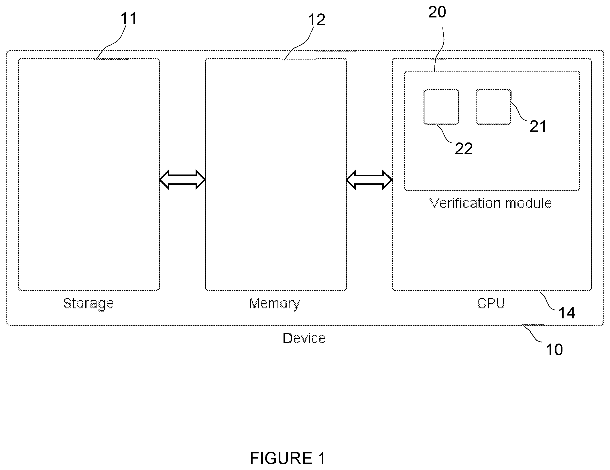 Patent US12105804 Figure 1 – Securely executing software based on cryptographically verified instructions