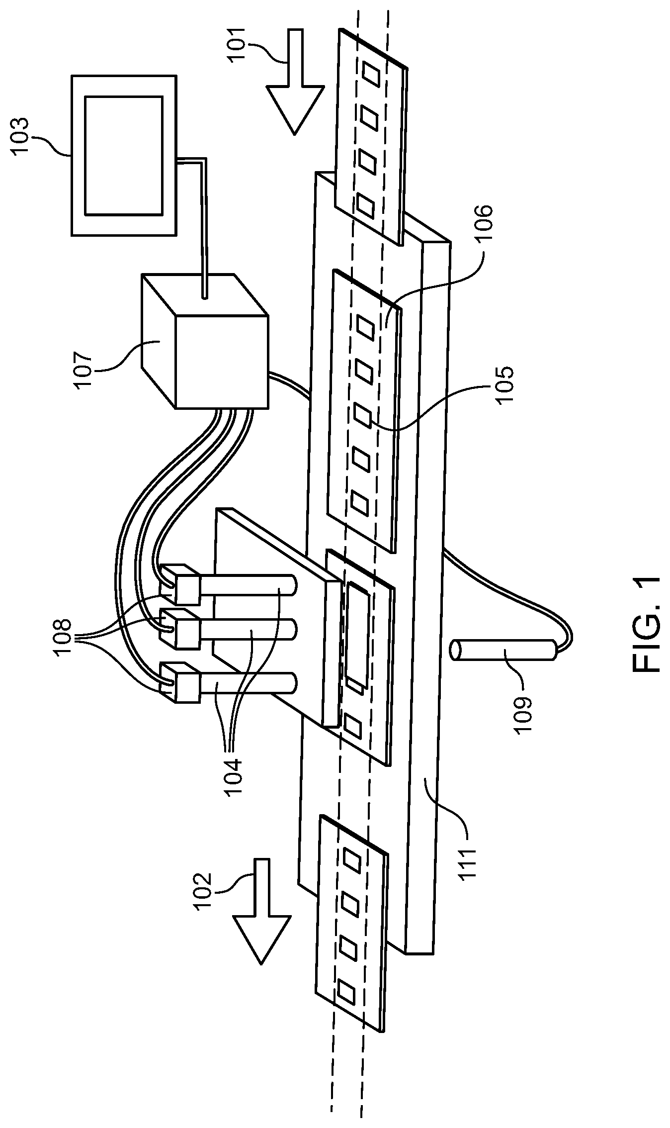 Patent US12105857 Figure 1 – System and method for detection of counterfeit and cyber electronic components