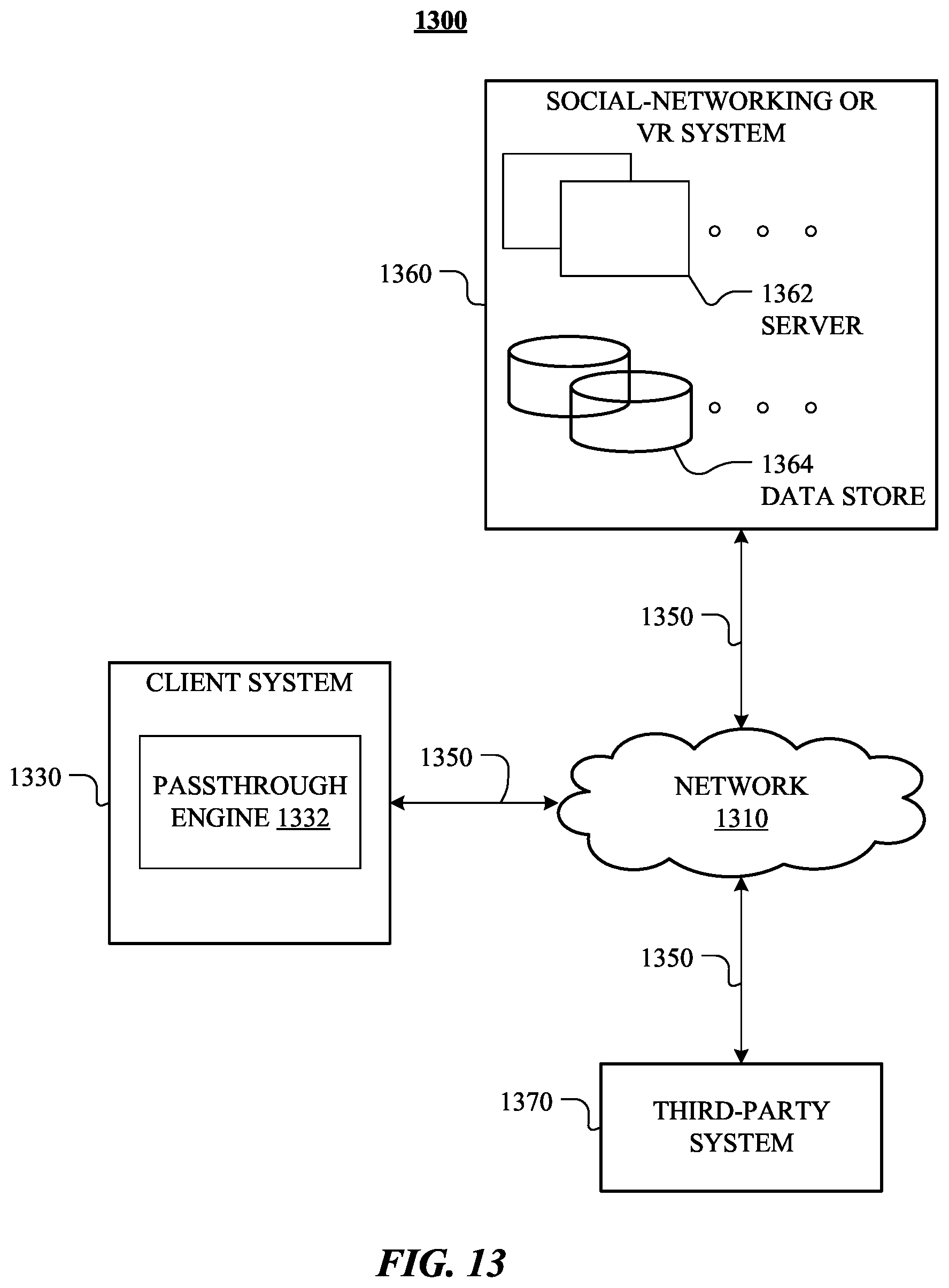 Patent US12105866 Figure 14 – Spatial anchor sharing for multiple virtual reality systems in shared real-world environments