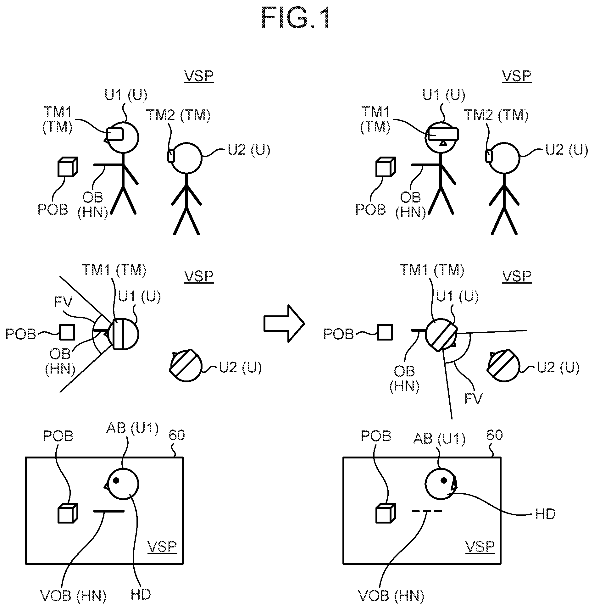 Patent US12105868 — Information processing device, information processing method, and program — Figure 1