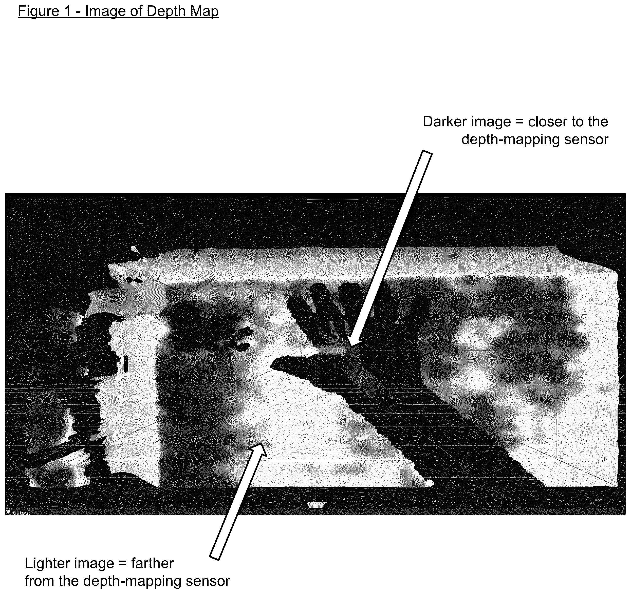 Patent US12105884 — Touchless, gesture-based human interface device — Figure 1