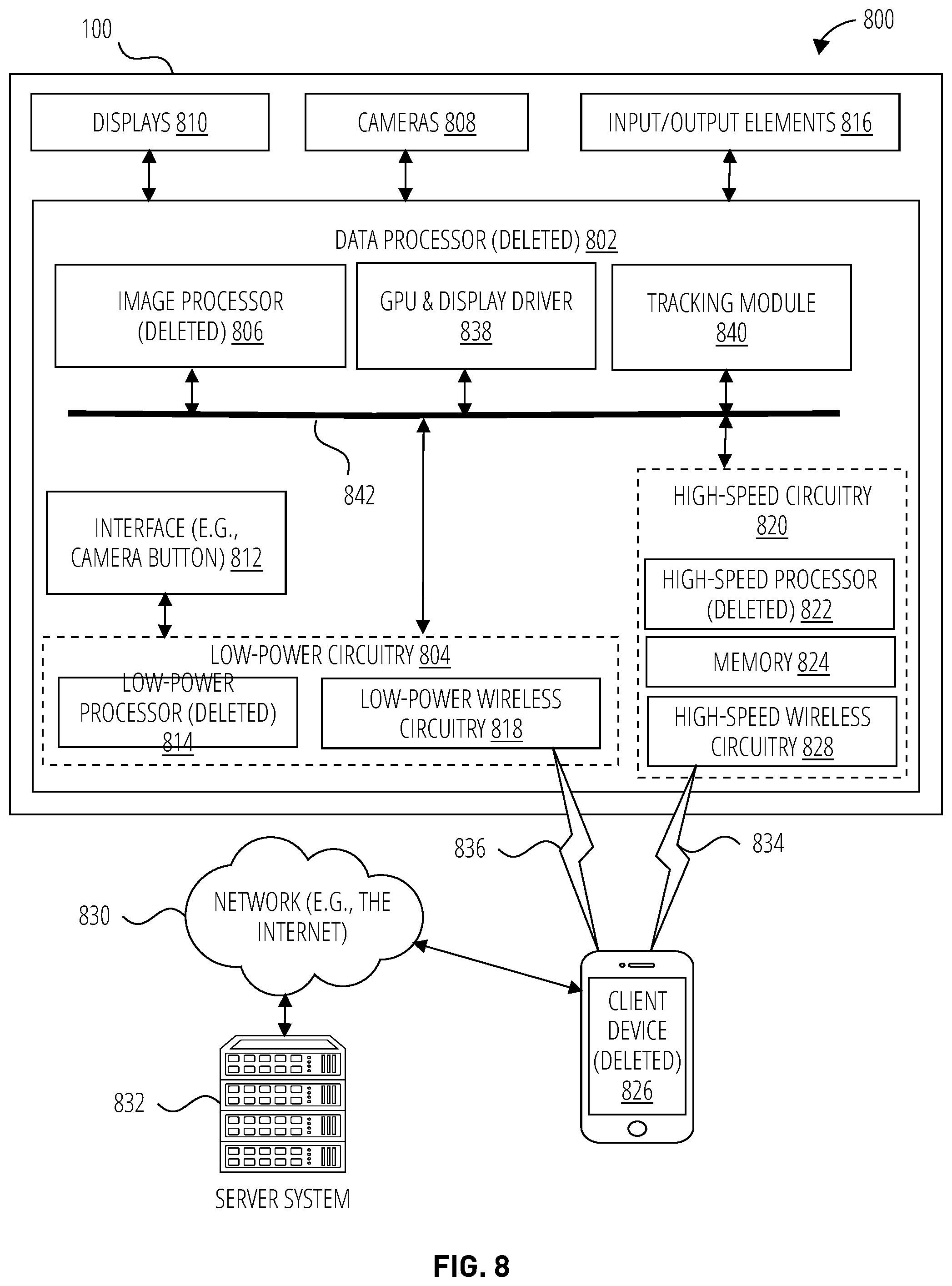 Patent US12105891 Figure 10 – Steerable camera for AR hand tracking