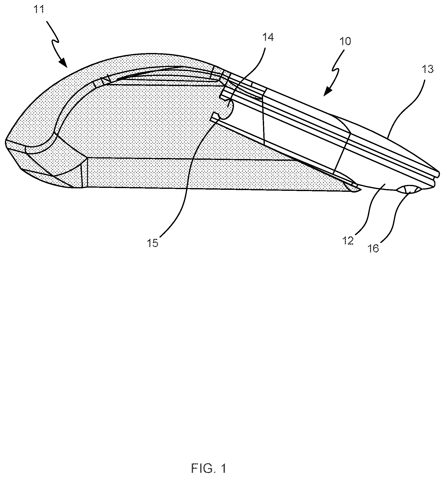 Patent US12105896 — Computer mouse module — Figure 1