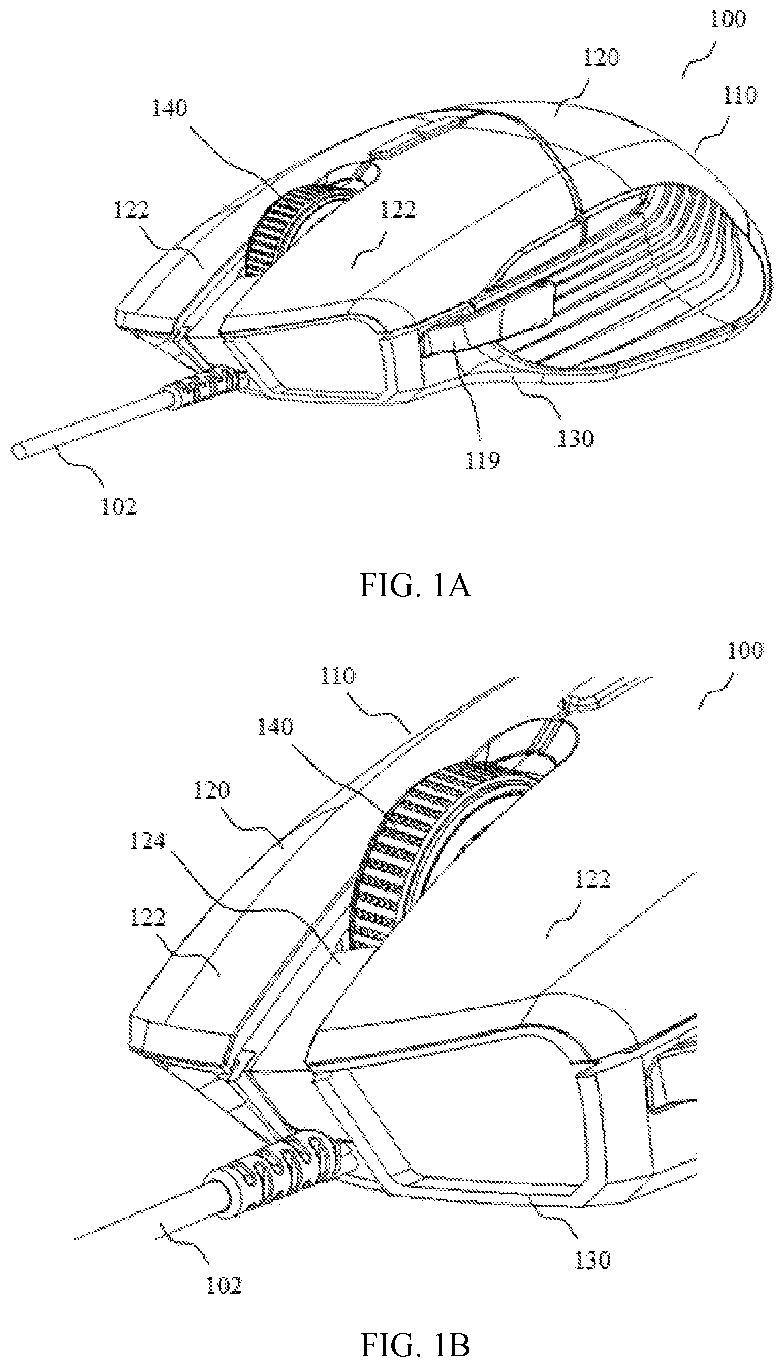 Patent US12105901 — Input device and a method for providing a scrolling input to a computing device — Figure 1
