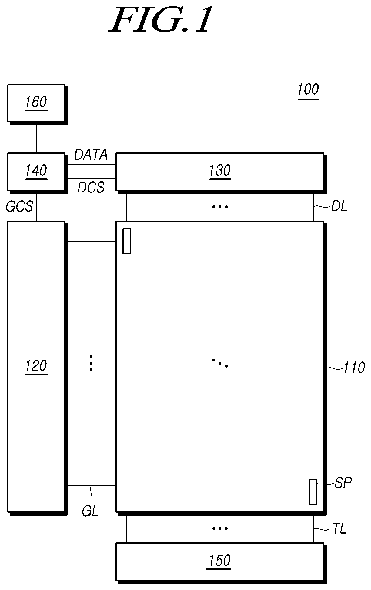 Patent US12105911 — Touch display device and touch driving method — Figure 1