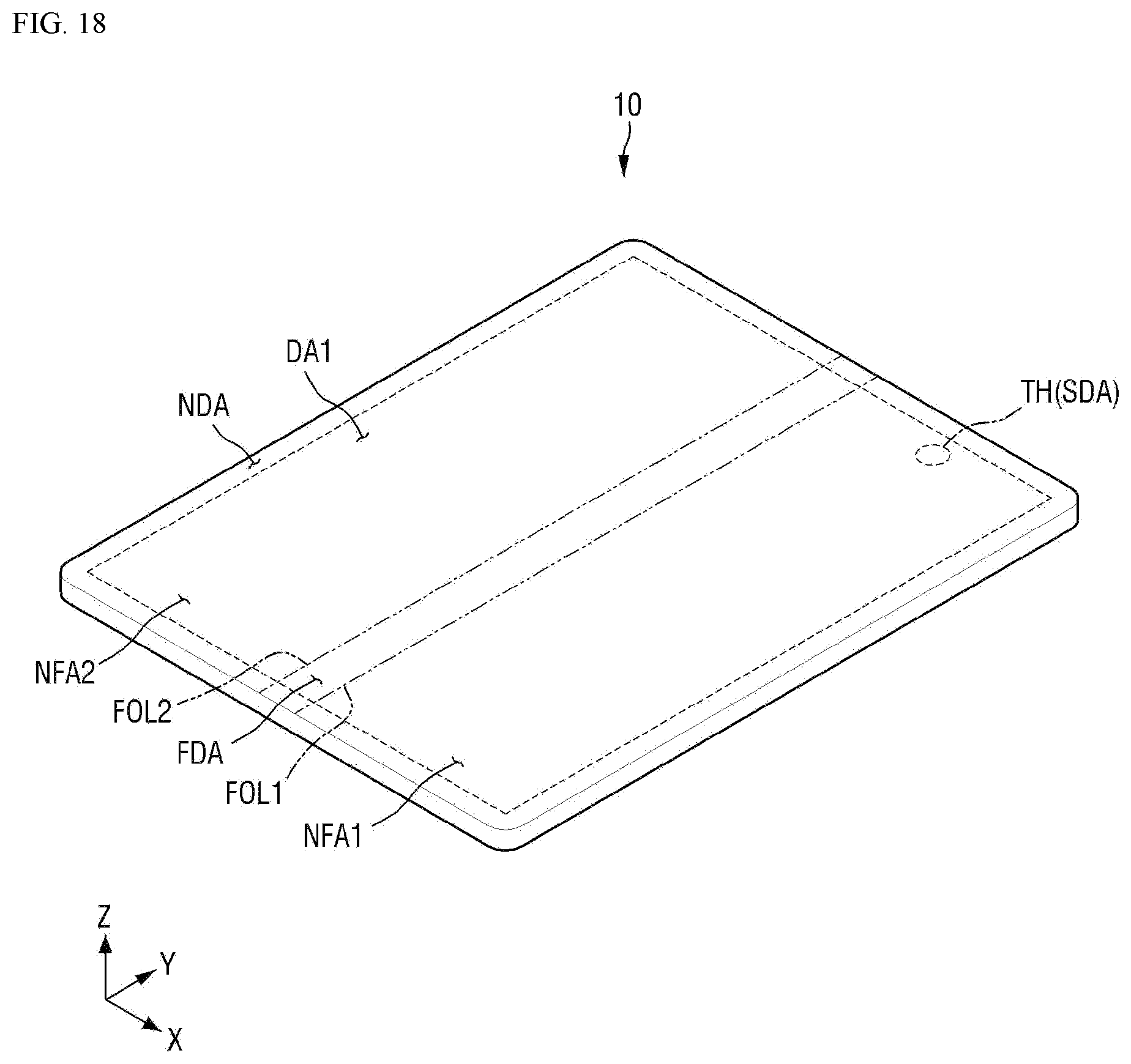 Patent US12105920 Figure 18 – Display device and touch input system including the same