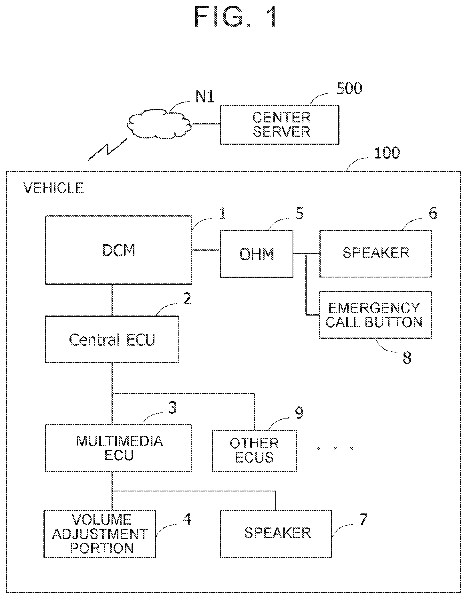 Patent US12106012 — Information processing device, vehicle, and information processing method — Figure 1