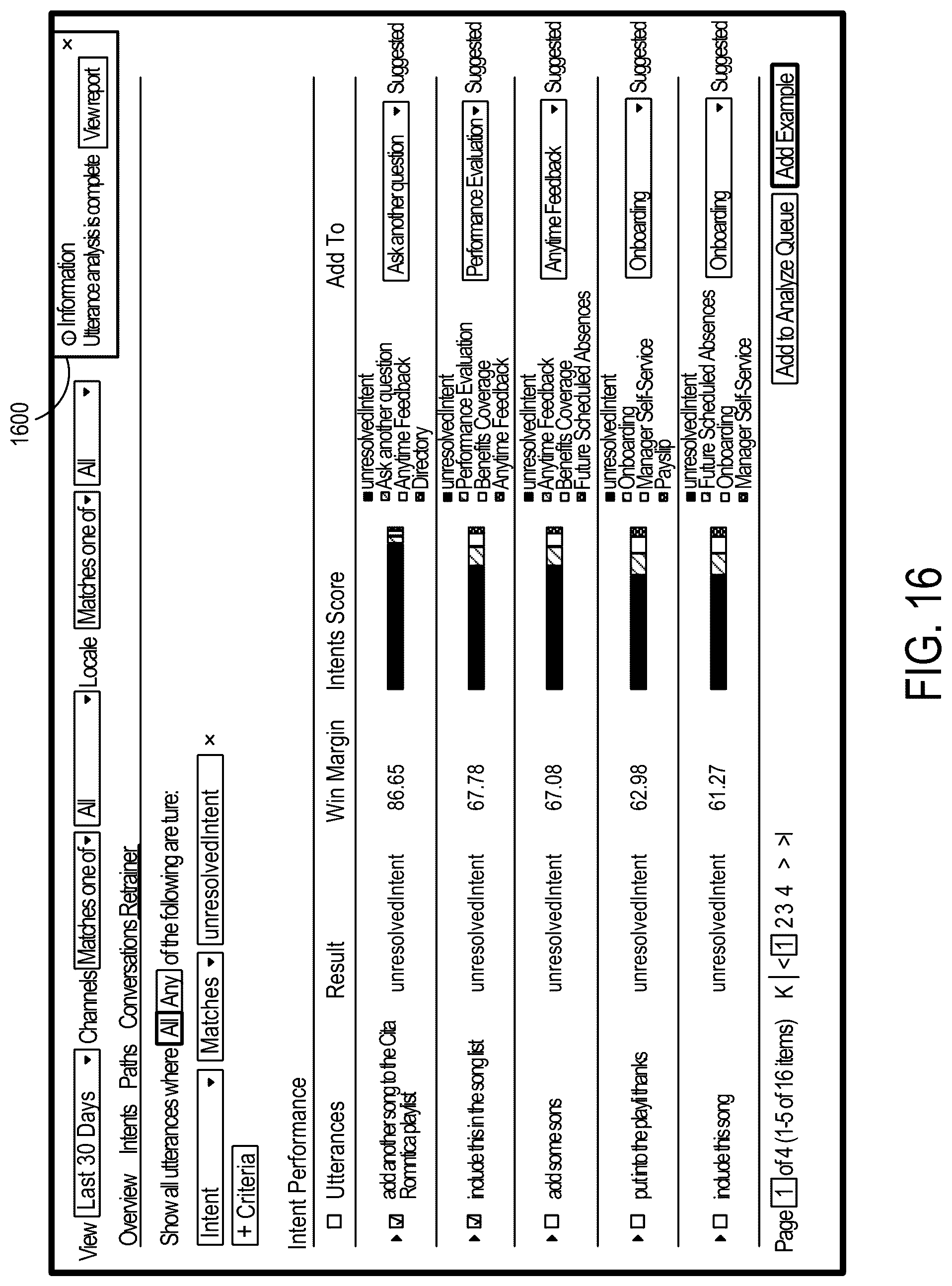 Patent US12106055 Figure 16 – Techniques for providing explanations for text classification