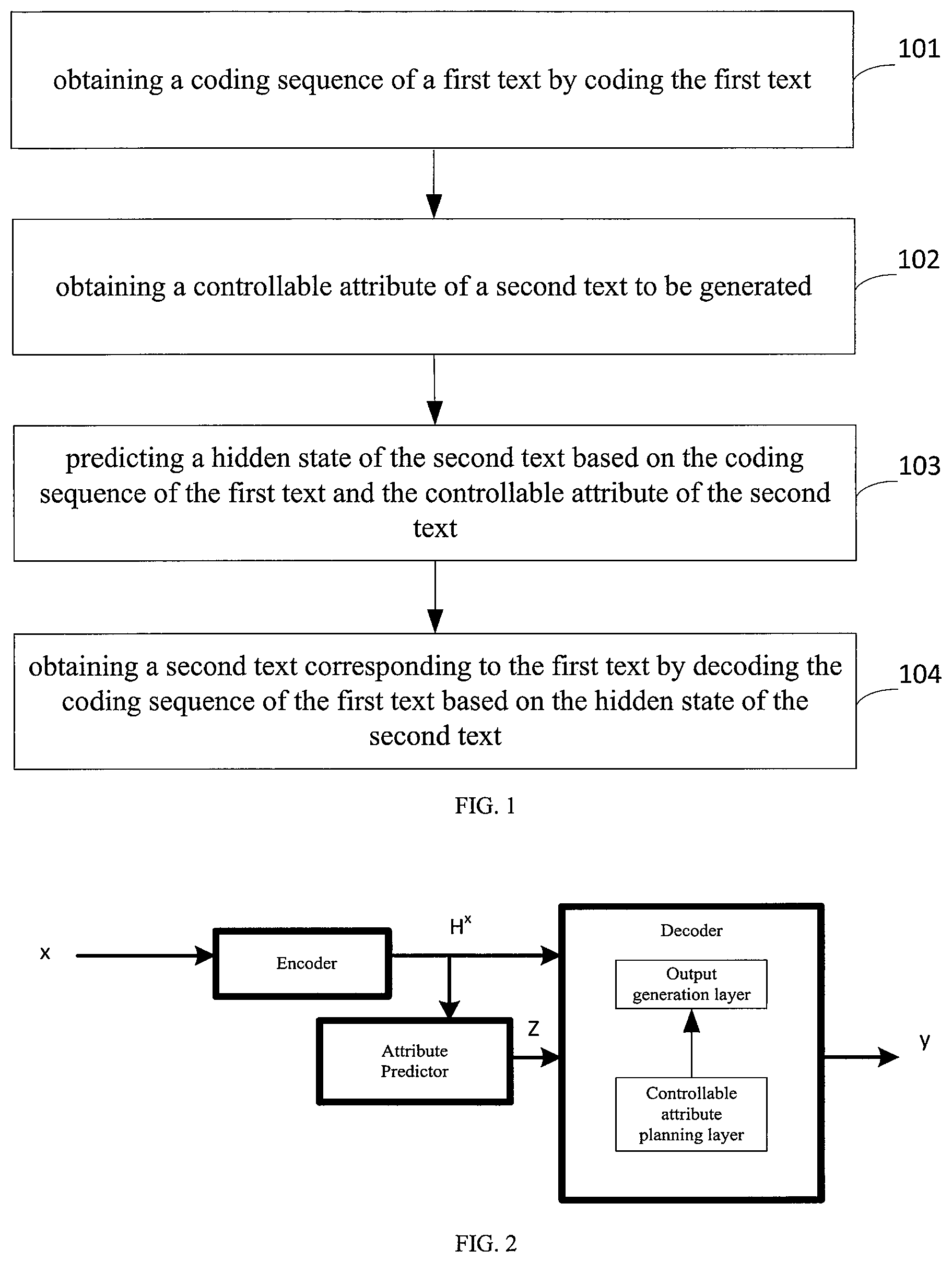 Patent US12106062 — Method and apparatus for generating a text, and storage medium — Figure 1