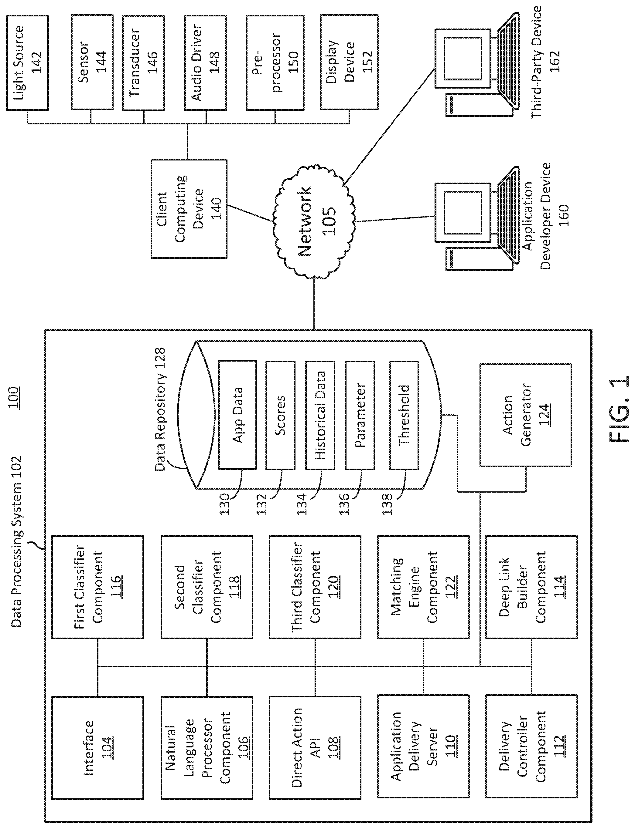 Patent US12106084 — Debugging applications for delivery via an application delivery server — Figure 1