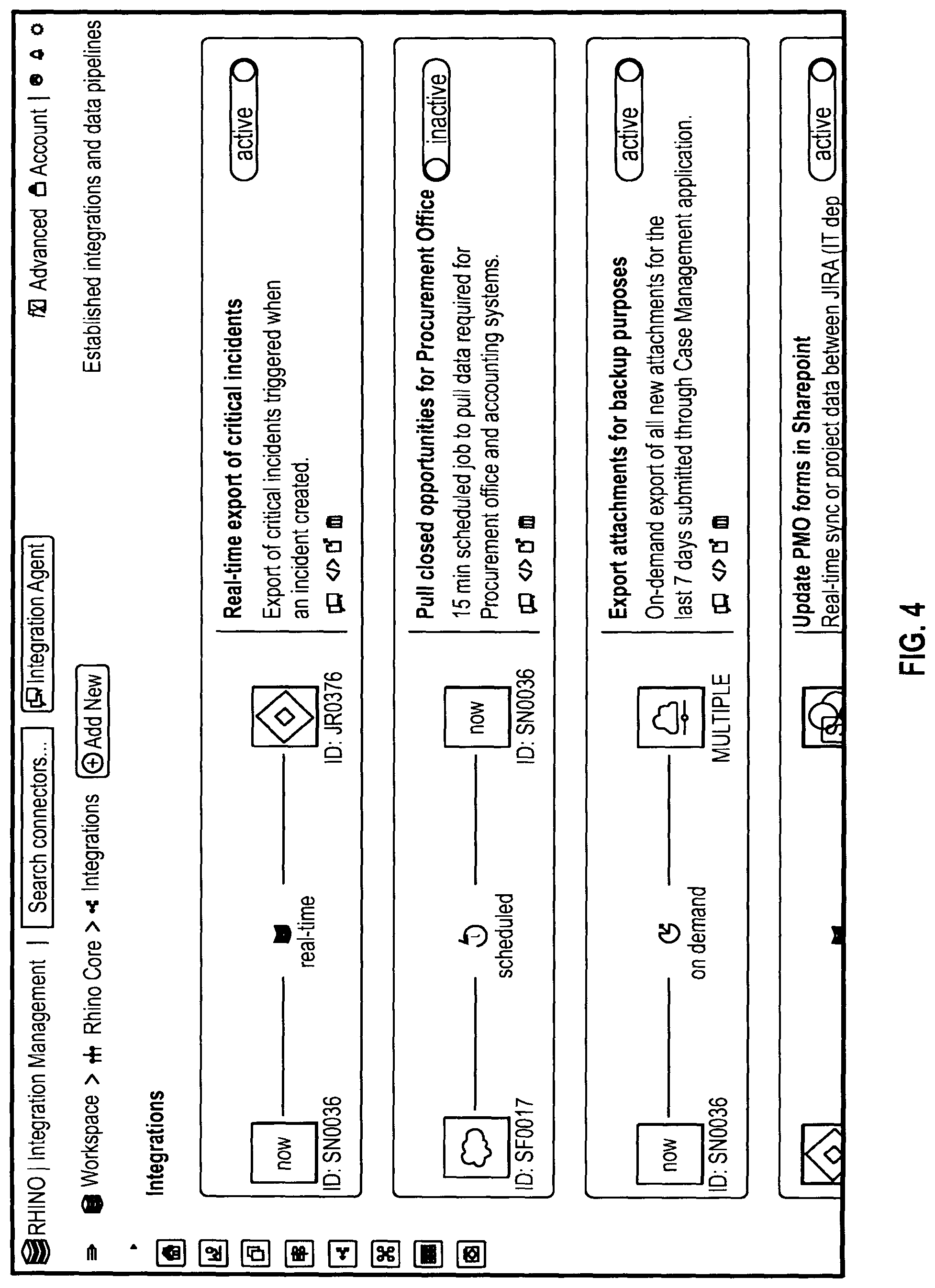 Patent US12106092 Figure 4 – Methods and systems for application integration and macrosystem aware integration