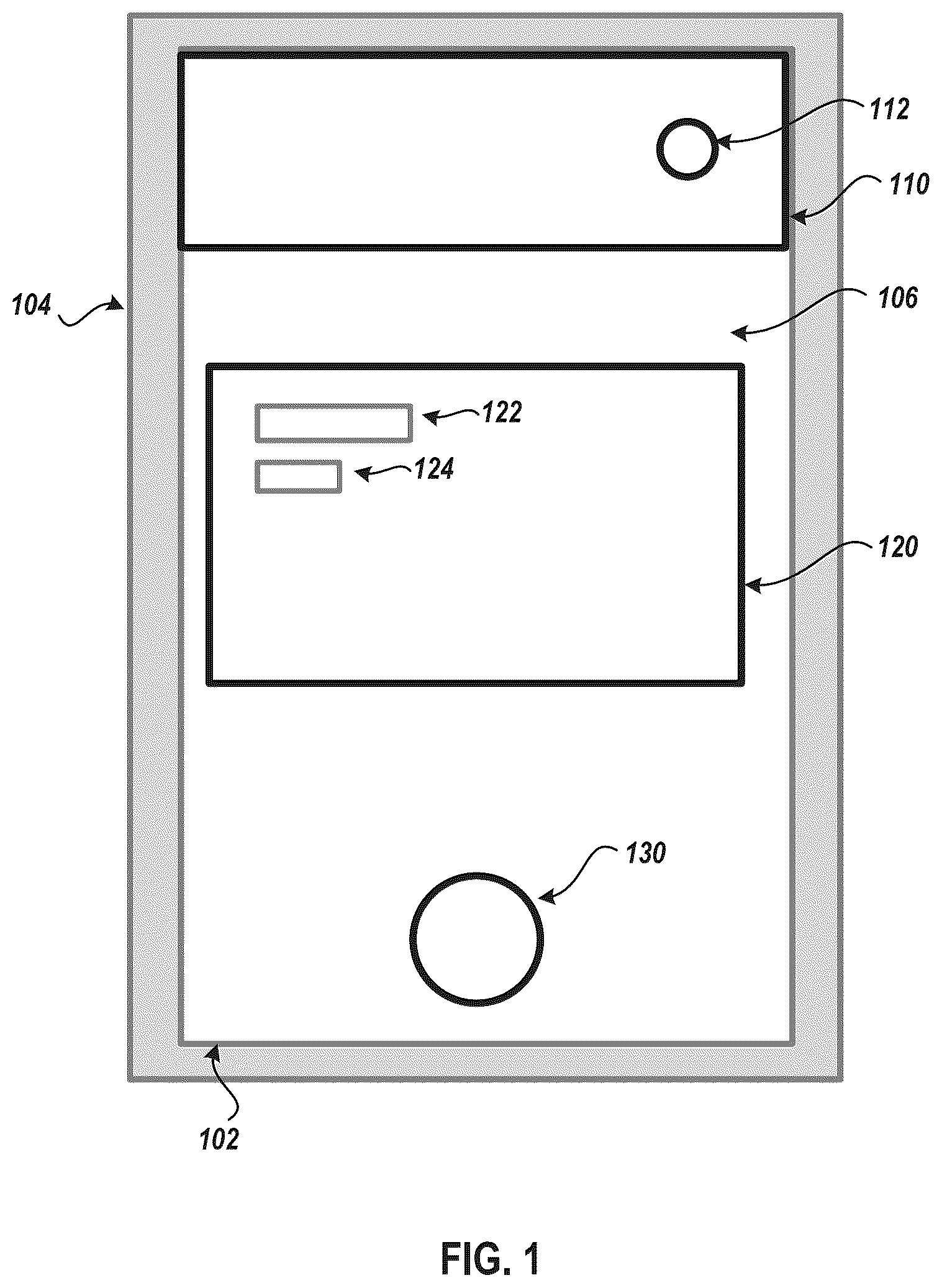 Patent US12106124 — Creating default layout constraints for graphical interfaces — Figure 1